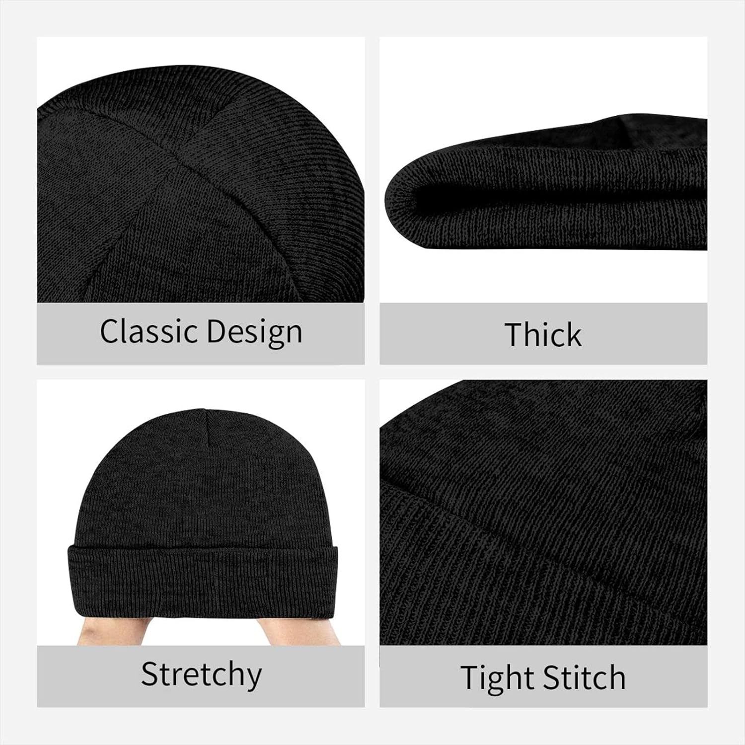 Flag Beanie Hat for Women Men Winter Warm Patriotic Knitted Hat Soft Stretchy Ski Beanie Cap Unisex Skull Caps