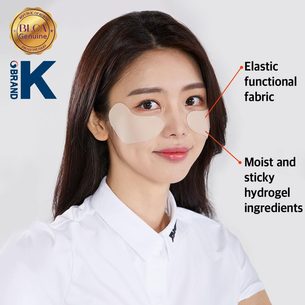 불락 엔 케어 썬블락 얼굴패치 BLOCK&CARE Golf Patches for Sun Protection1 PACK  Petit Golf Patch