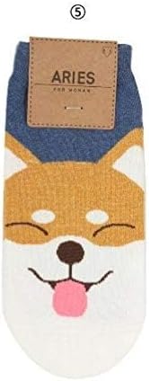 Women Cute Casual Novelty Cotton Crew Socks - Heart, Animal, Animation, Dog, Cat Socks - Gift for Christmas and Birthdays