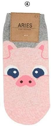 Women Cute Casual Novelty Cotton Crew Socks - Heart, Animal, Animation, Dog, Cat Socks - Gift for Christmas and Birthdays