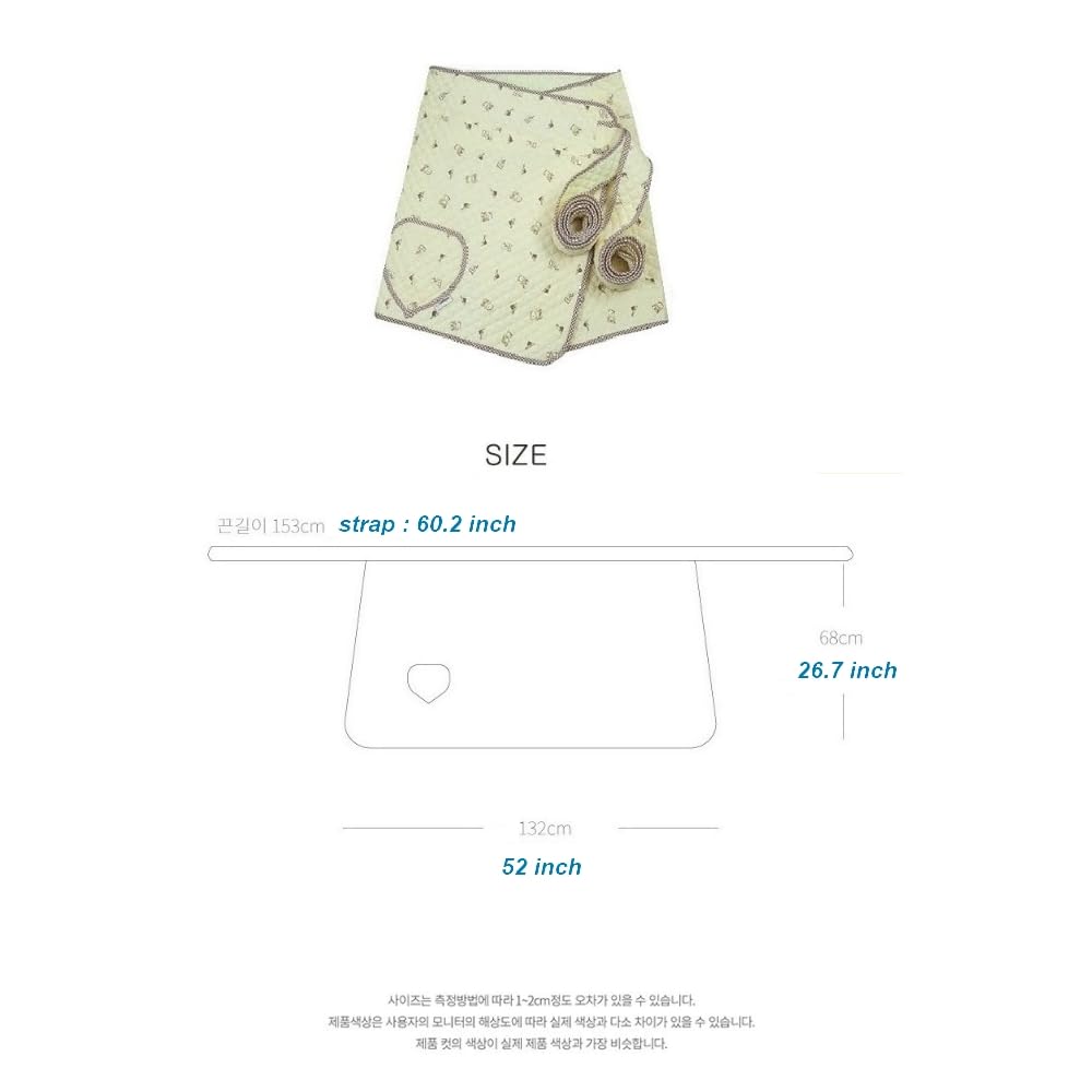 Korean Traditional PODAEGI (Four Season Type) Made by 100% Eco-Friendly Method Premium 포대기 Little Gomee