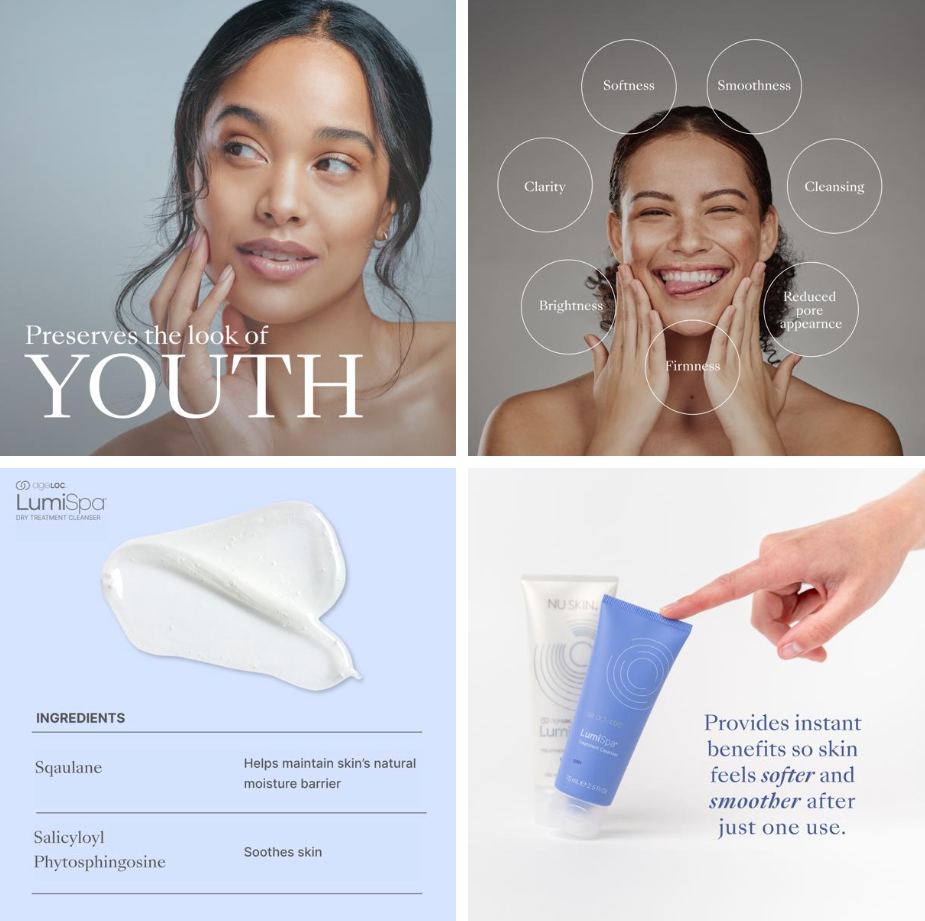 에이지락 루미스파 트리트먼트 클렌저 (드라이) Nu Skin Ageloc Lumispa Treatment Cleanser | Dry Skin |