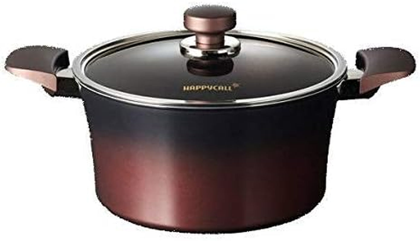 Happycall Titanium IH Pot 24Cm High, Brown