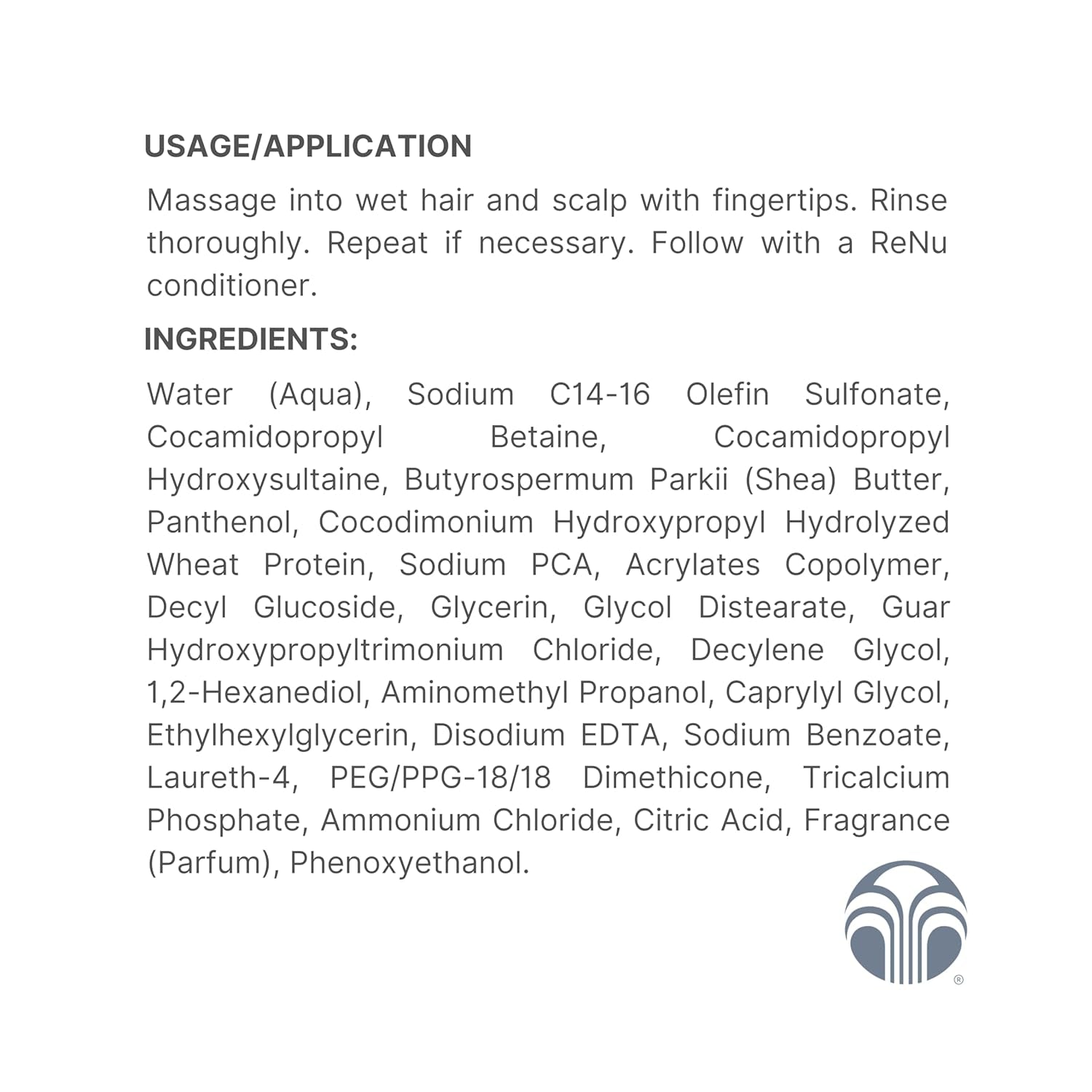 Nu Skin Renu Smoothing Shampoo - Sulfate-Free | Color Safe | Paraben-Free Shampoo for Dry Hair and Frizz Control | Enriched with Panthenol for Soft Hair | Self Care Hair Products | 33.8 Fl.Oz. |