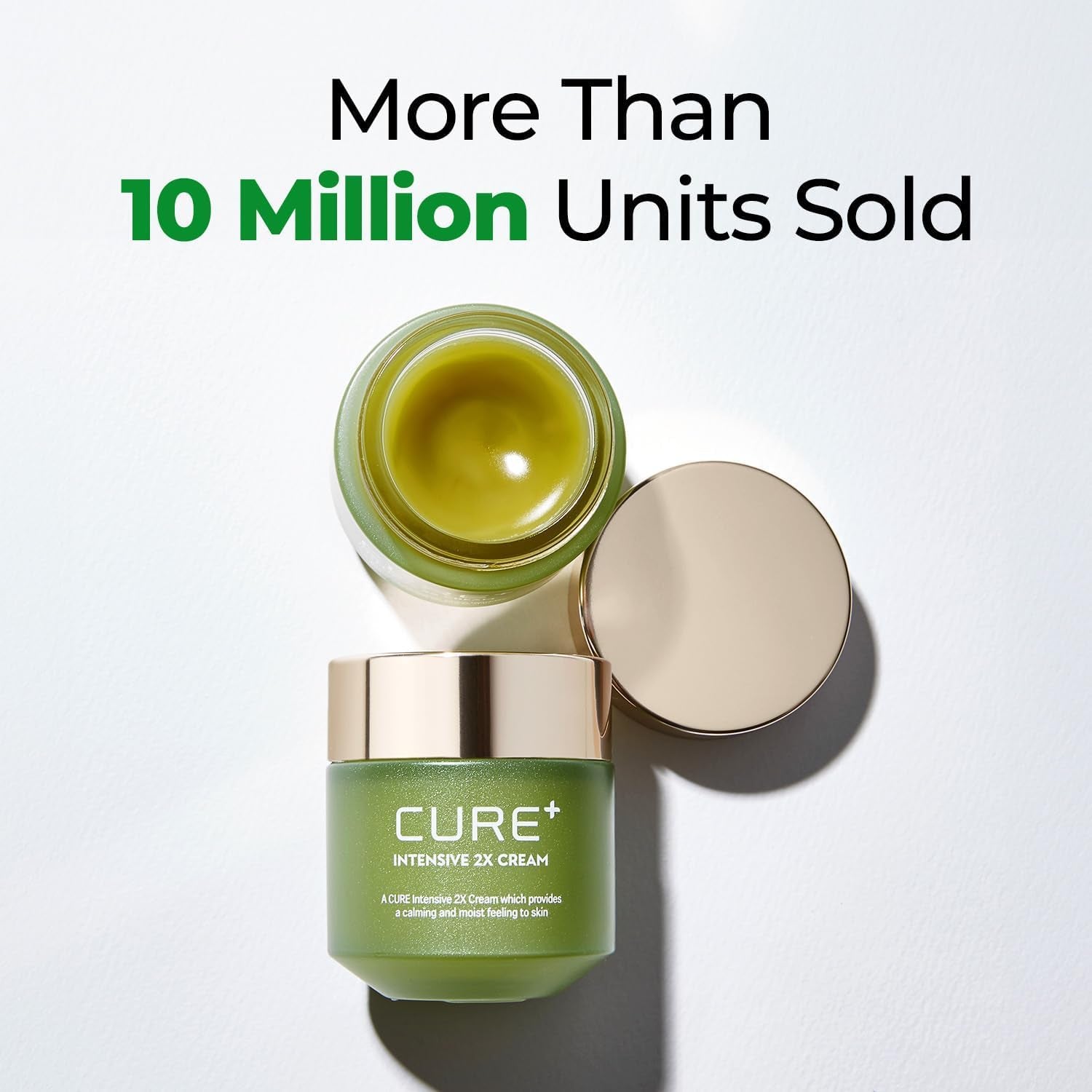 Cure Intensive 2X Cream, Premium Aloe Deep Moisturizing Multi Balm, Korean Skincare, Face Moisturizer for Dry Skin (Pack of 1)