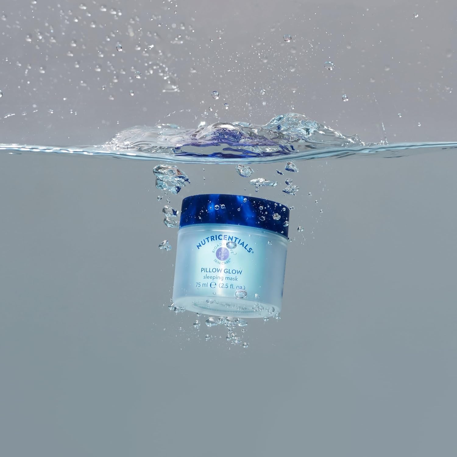 Nuskin NUTRICENTIALS Pillow Glow Sleeping Mask | Overnight Hydration | Bioadaptive Botanical Complex | Red Algae | Apple Extract | Deep Sea Water | Skin Glowing & Pore Minimizing | 2.5 Fl Oz | 1 Pack