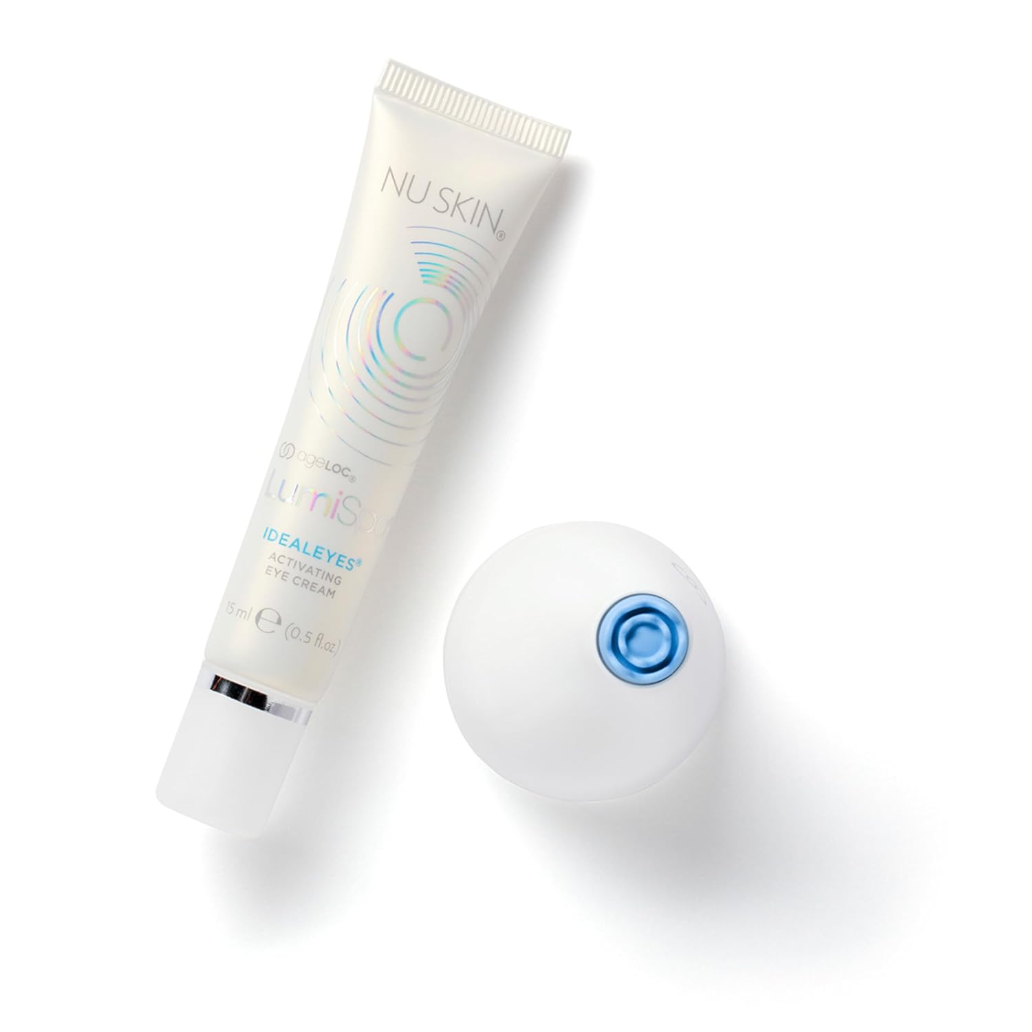 Nu Skin - Ageloc Lumispa Idealeyes | Say Goodbye to Tired Eyes with Activating Eye Cream | Designed to Work with Ageloc Lumispa Accent | Targets Dark Circles, Puffy Eyes, and Fine Lines | 1 Pack