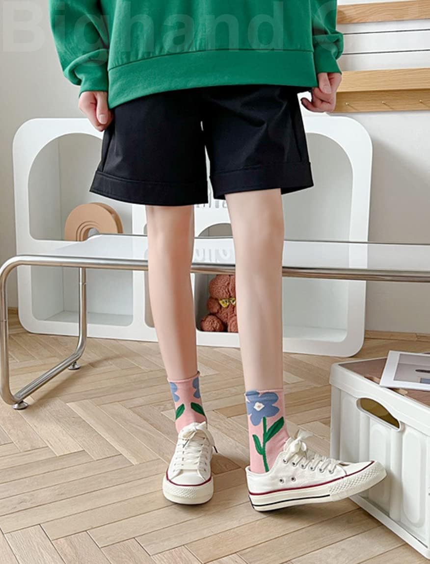 IIG 3-6 Pairs Womens Cute Animal Patterned Funny Novelty Cotton Crew Socks