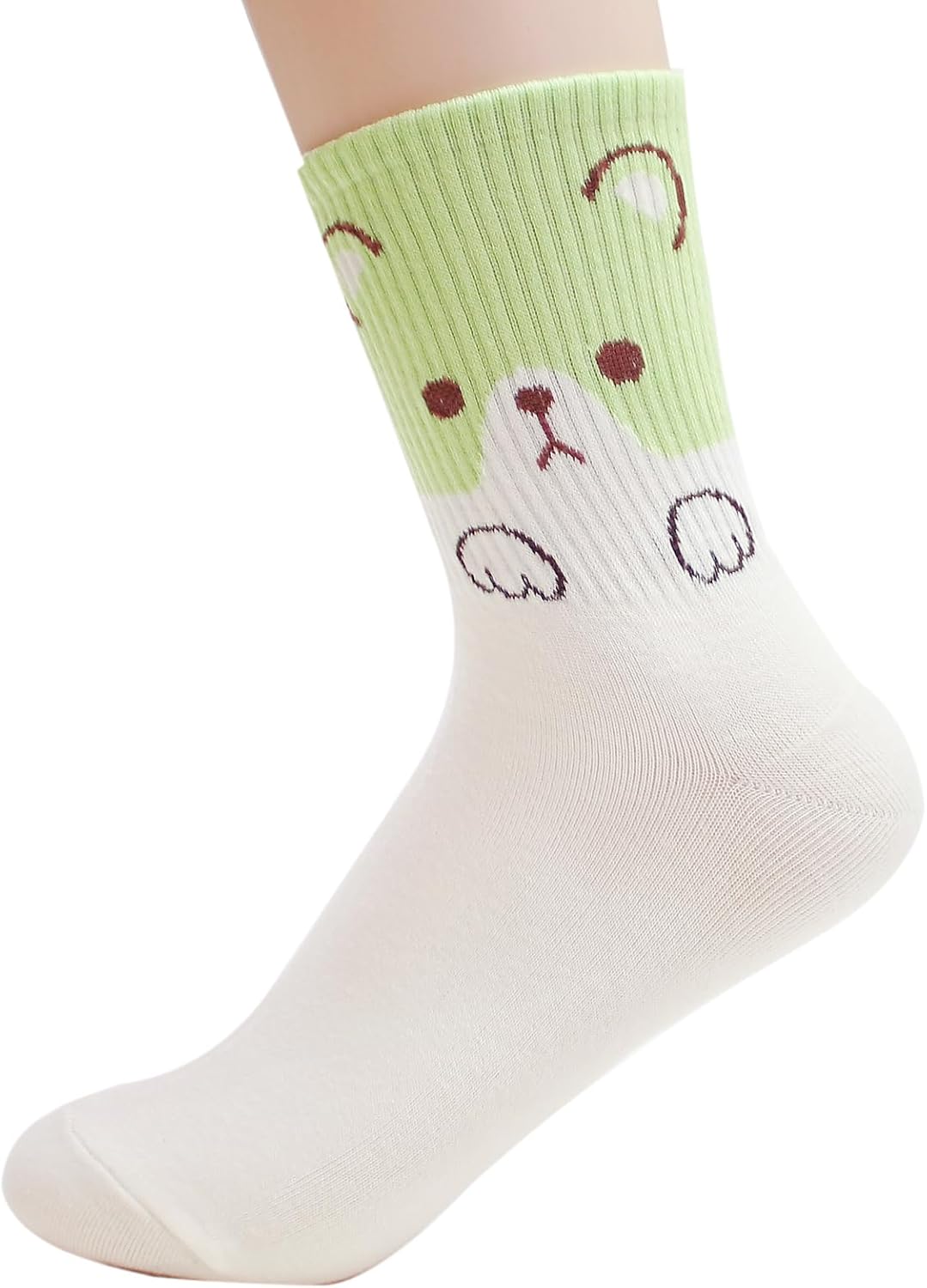 Womens Cute Animal Funny Dog Socks Cat Socks Cartoon Cotton Made in Korea