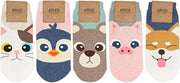 Women Cute Casual Novelty Cotton Crew Socks - Heart, Animal, Animation, Dog, Cat Socks - Gift for Christmas and Birthdays