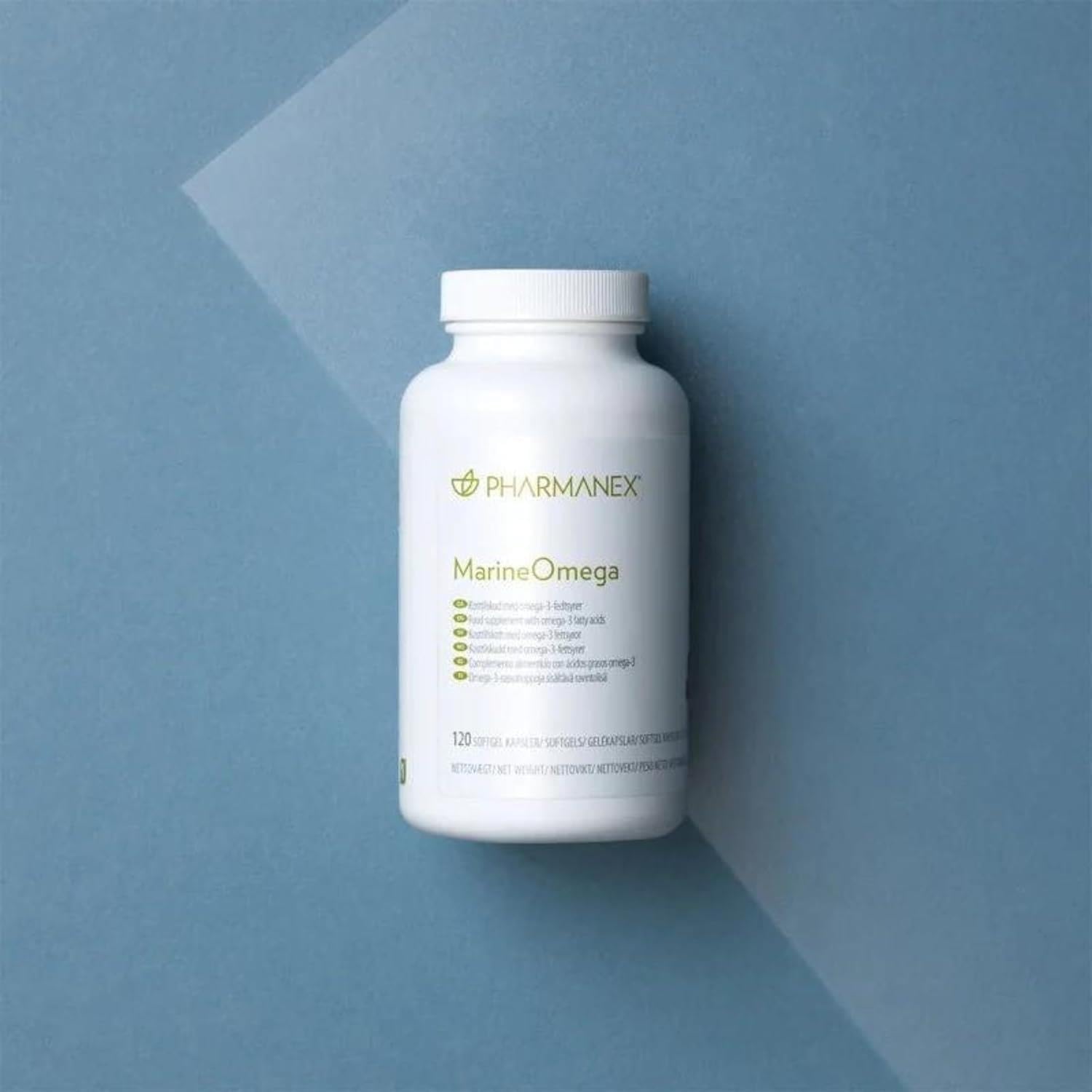 Marine Omega, Omega-3 Fatty Acids & Krill Oil Supplement, 1200Mg DHA & EPA per Serving, 120 Softgels, Supports Heart, Brain, Joint, & Overall Health