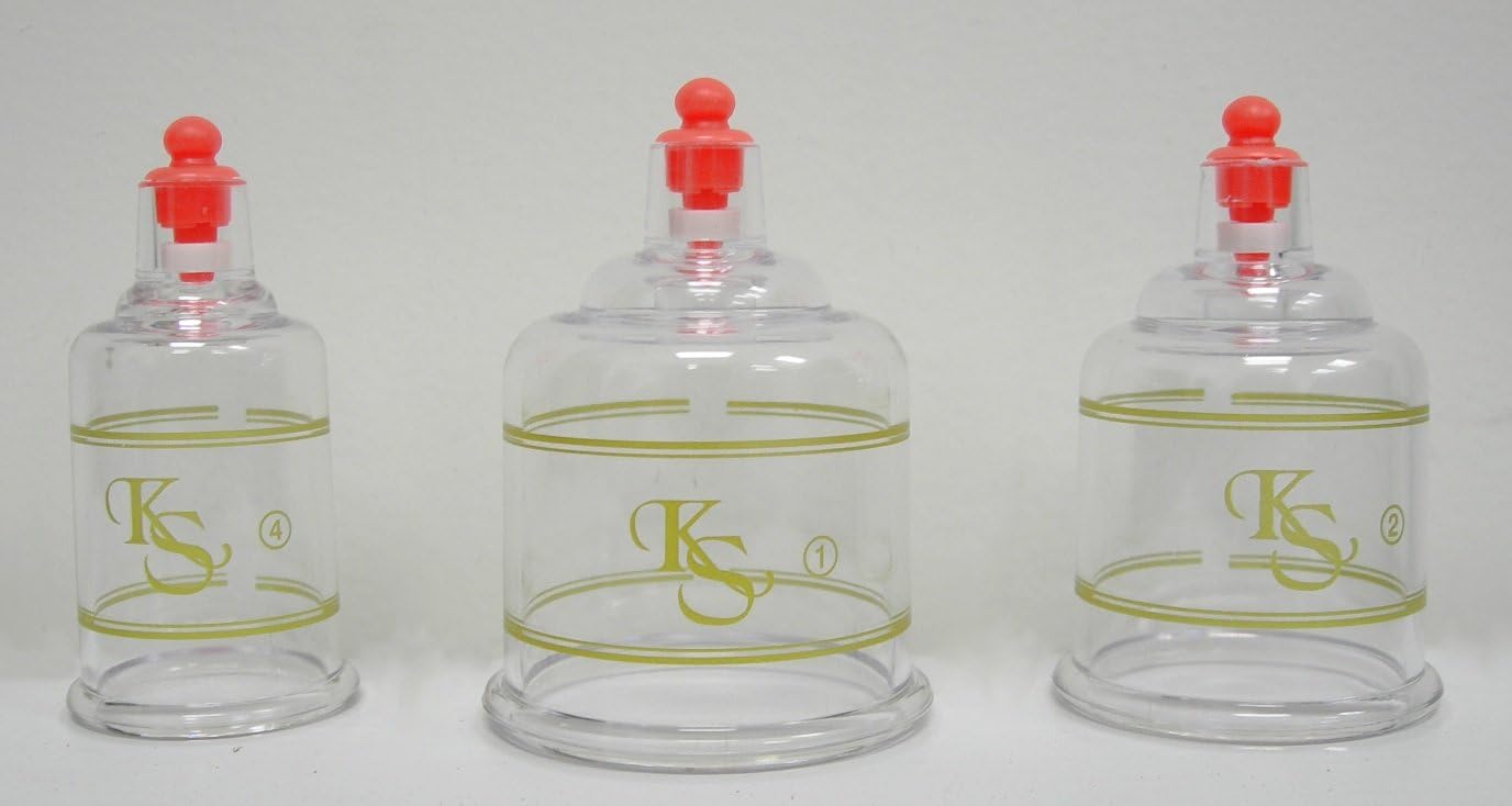 Professional Cupping Set *Made in Korea* (17 Cups) with Extension Tube($3.00 Value) KS Choi Corp "Made in Korea."