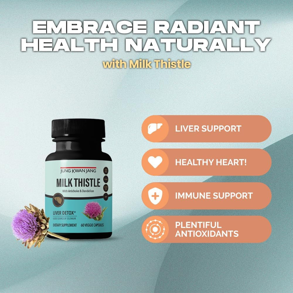 정관장 파워밀크씨슬 60정 Jungkwanjang Milk Thistle with Artichoke & Dandelion - 60 Capsule
