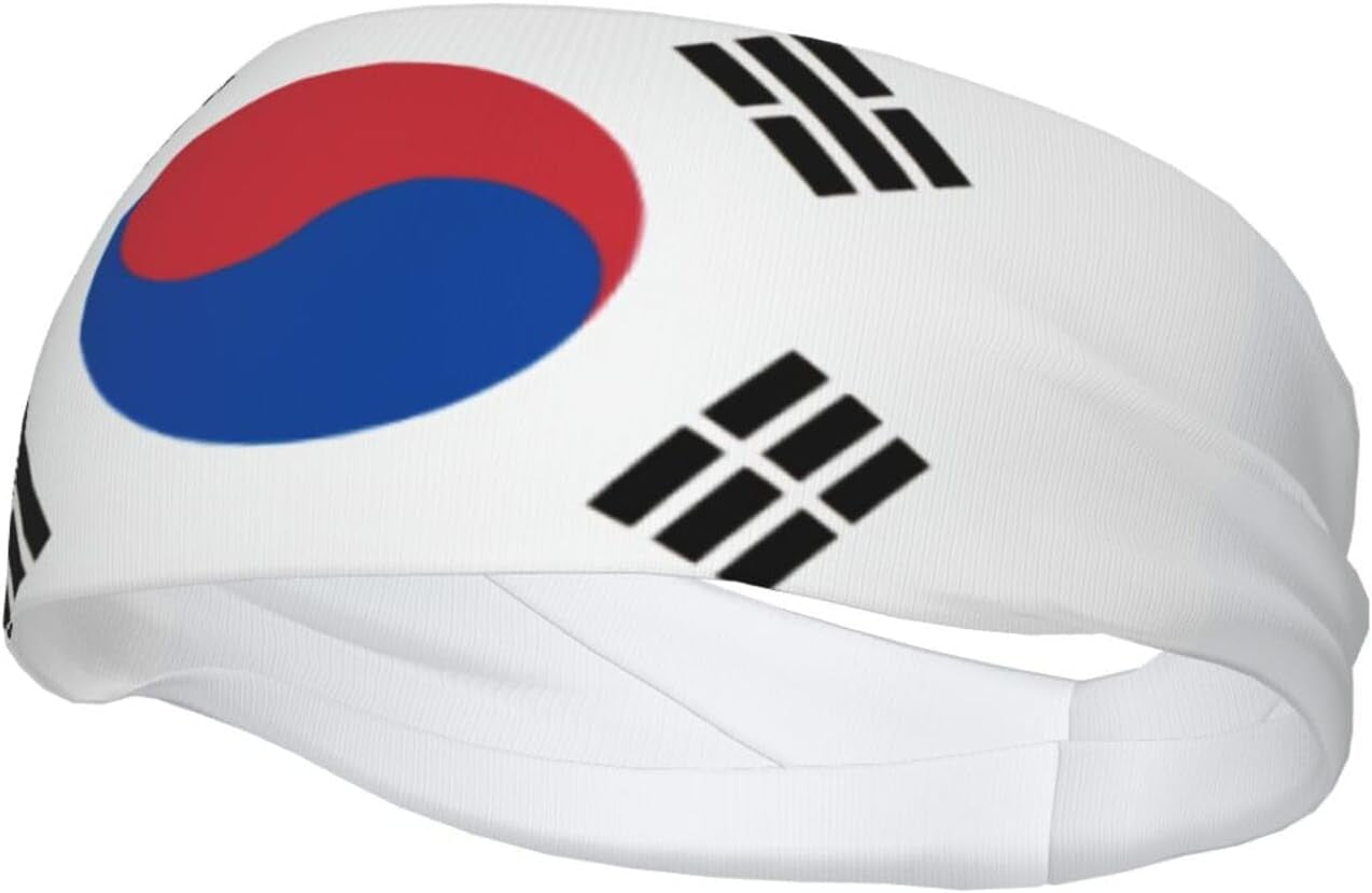 Cute Flag Sports Headband & Sweatband Hairband for Women Men for Running,Cycling, Yoga,Hiking
