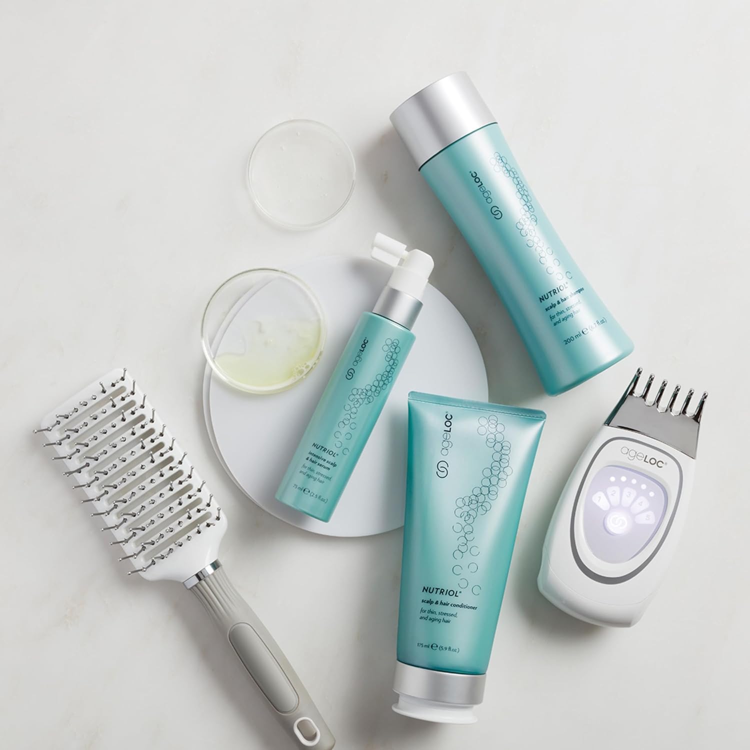 Nu Skin Ageloc Scalp & Hair Conditioner - Nourishing Conditioner for Strong, Silky Hair | Antioxidant, Protein Blend, Vitamin E, BCA Technology | Scalp-To-Root Strength(175 Ml)