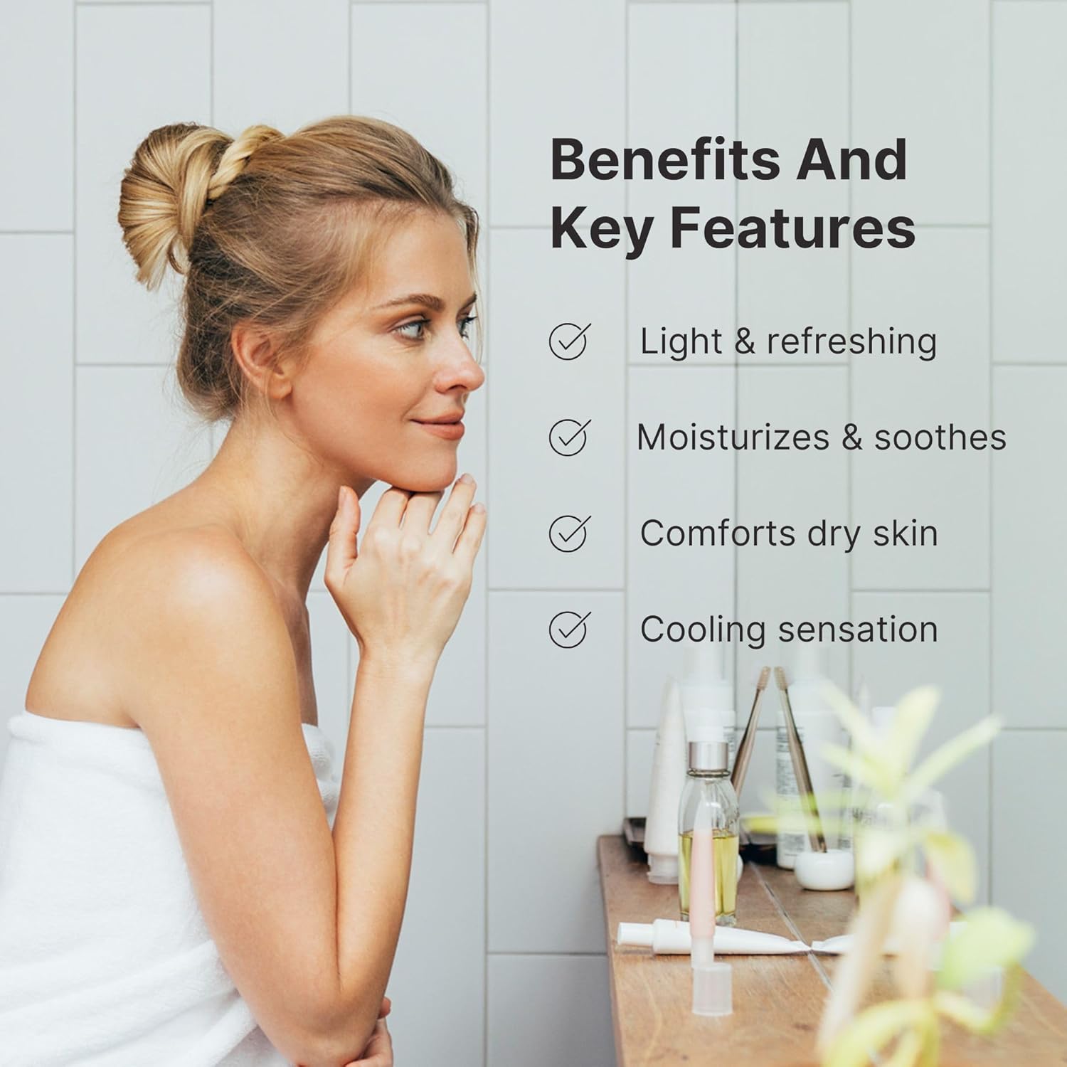 Nu Skin Enhancer Skin Conditioning Gel | Aloe Vera-Infused Soothing Formula for Ultimate Skin Comfort, Hydration, and Versatility in Skincare Routines | Lightweight Moisturizer | 3.4 Fl Oz | 1 Pack