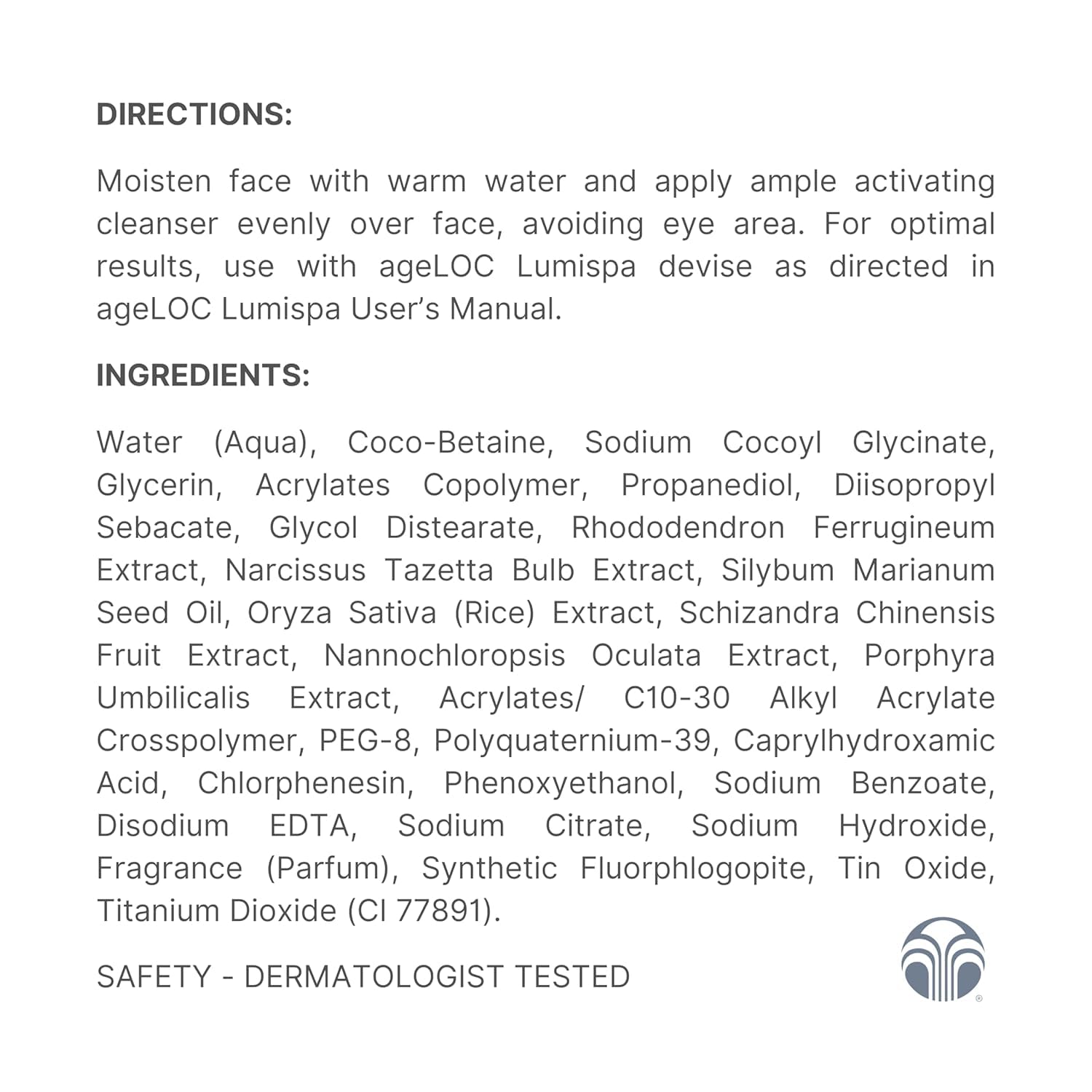 Nu Skin Ageloc Lumispa Treatment Cleanser | Normal/Combo Skin | Promotes Smooth, Refreshed Skin | Enhanced Lumispa Performance | Infused with Ageloc Technology | 3.4 Fl Oz