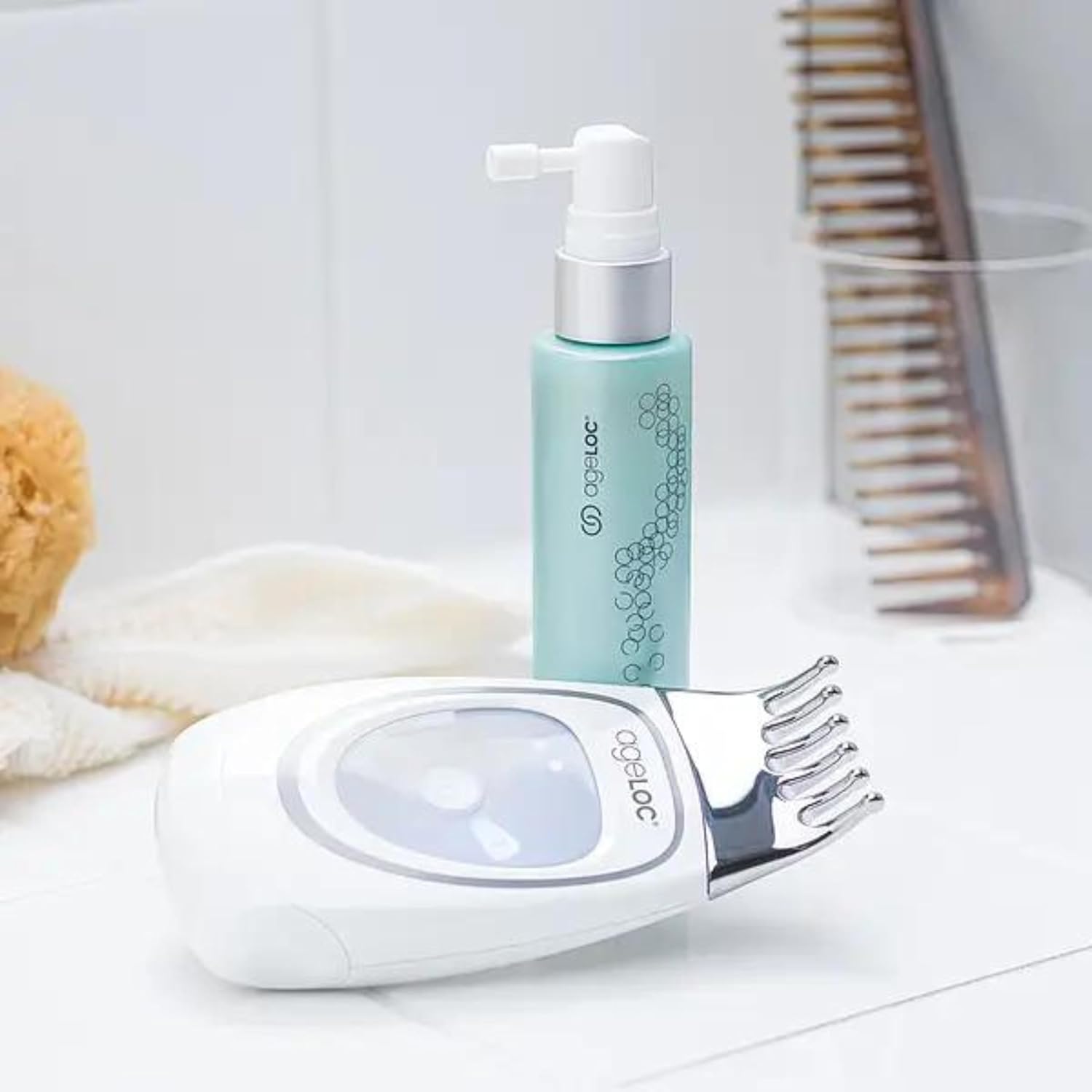 Nu Skin Ageloc Nutriol Scalp & Hair Serum | Nourishing Formula for Fuller, Thicker, and Healthier Hair | Antioxidant | Non-Greasy Serum | Scalp Care, Daily Hair Serum | 75Ml