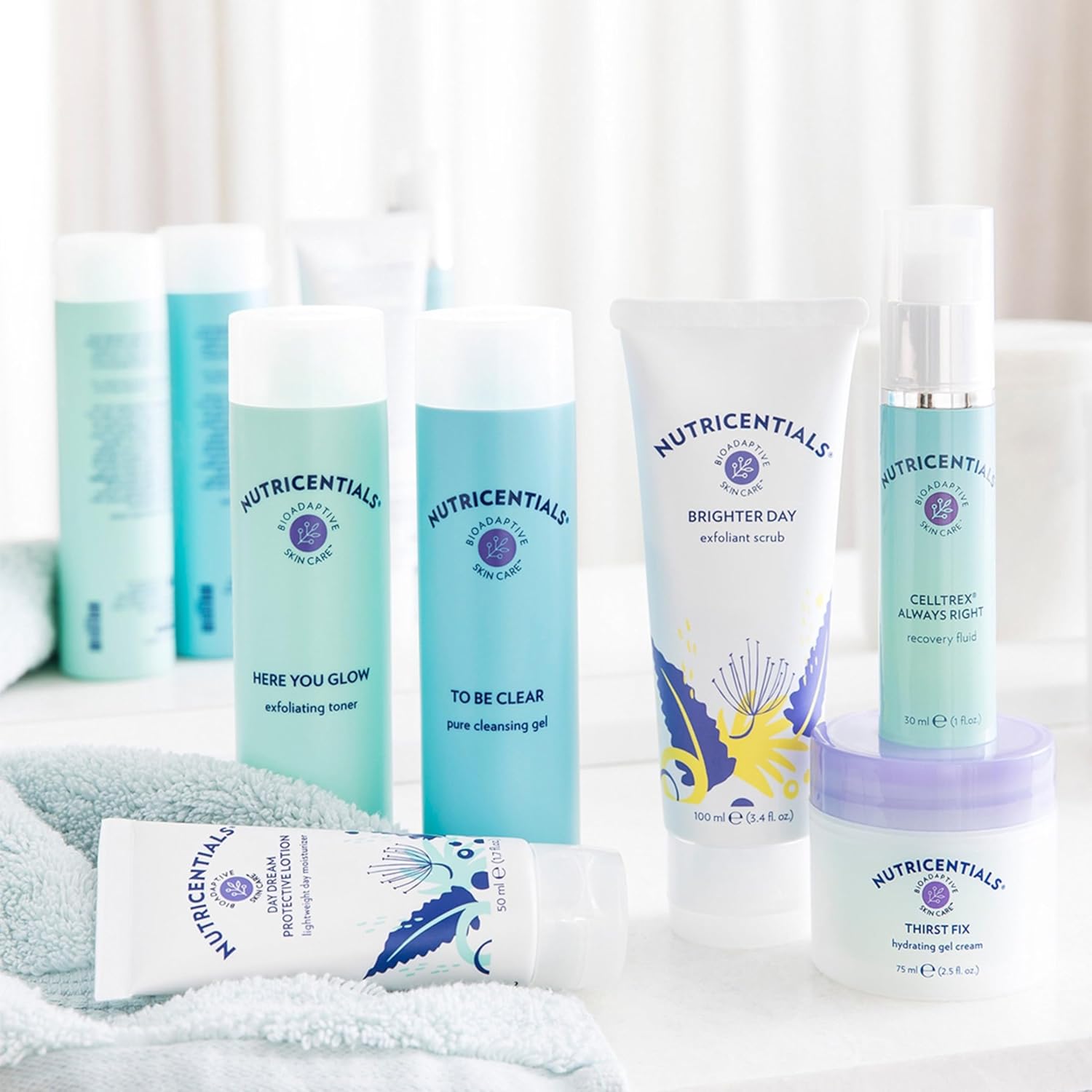 Nu Skin Thirstfix Hydrating Gel Cream - Rapid 24-Hour Moisture, Clean Formula Face and Neck Cream | Bioadaptive Botanicals for Adaptive Skincare Gel | Easy Application Skin Care(75 Ml)