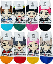 Women'S Kpop Straykids Cartoon Character Socks - Made in Korea