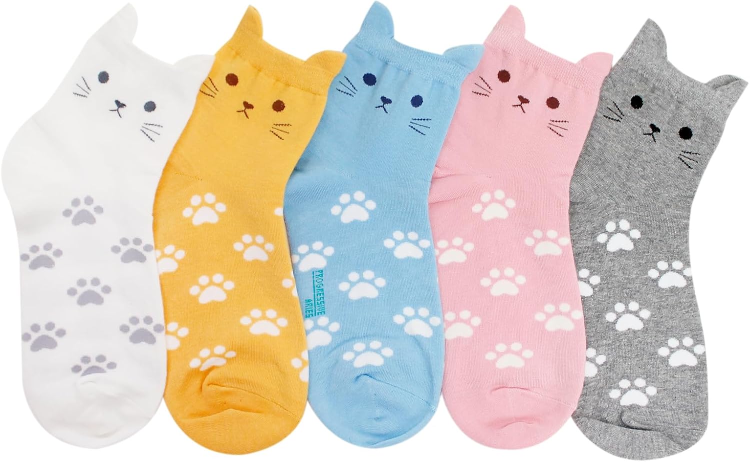 Womens Cute Animal Funny Dog Socks Cat Socks Cartoon Cotton Made in Korea