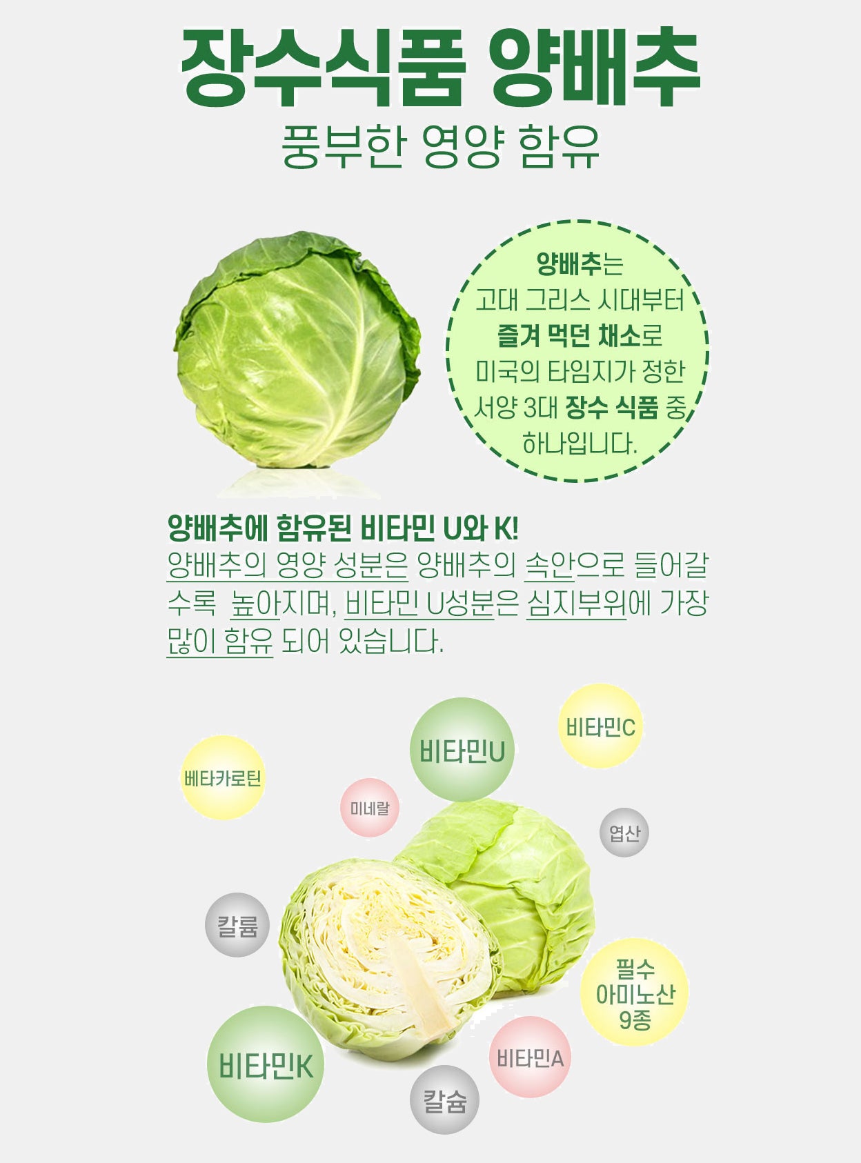 양배추즙 Cabbage Extract Juice 60포