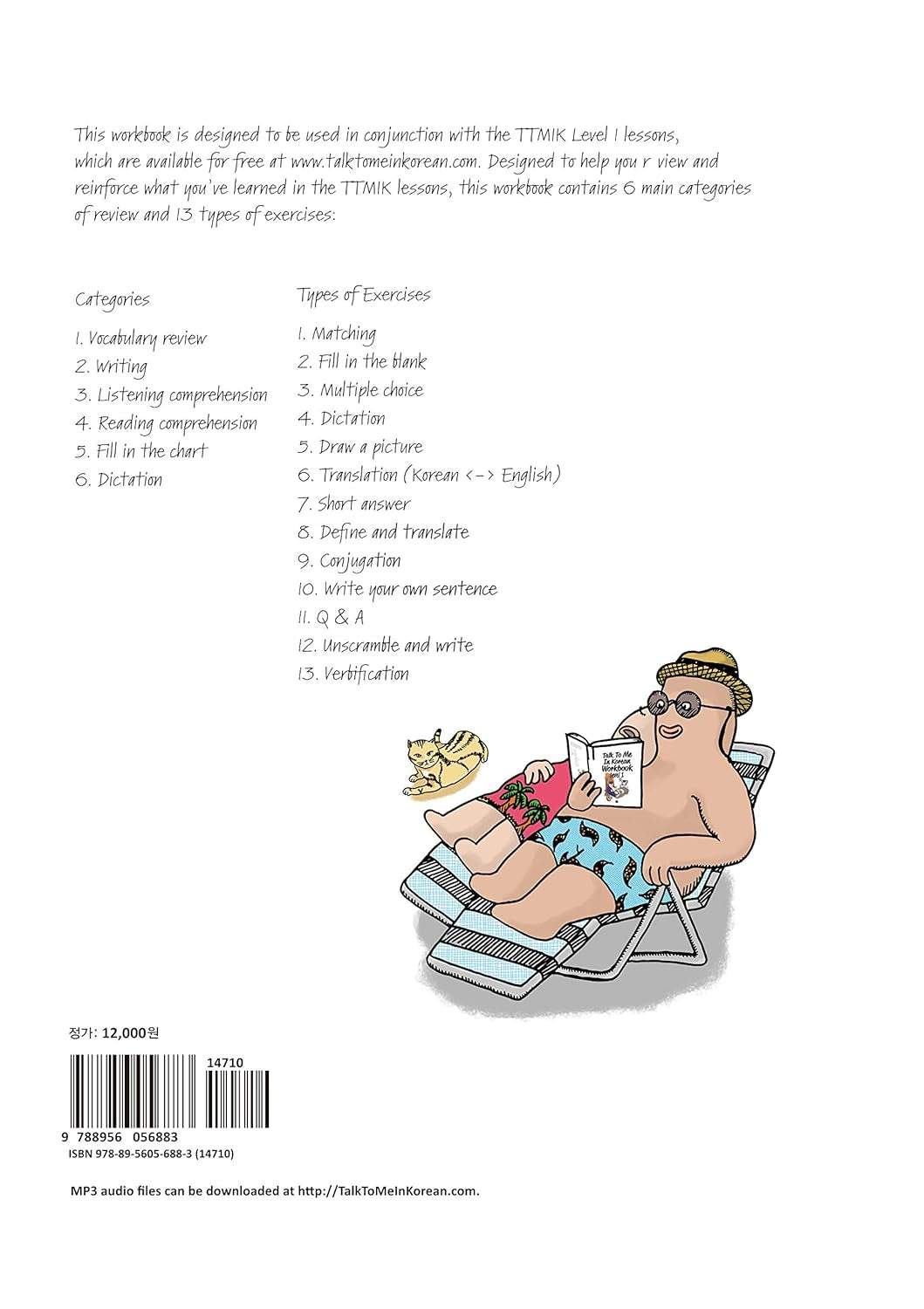 Talk to Me in Korean Workbook Level 1