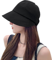 Womens Sun Visor Hats Wide Brim Summer Beach Sun Hat Wide Brim Baseball Cap Beach UV Protection Caps