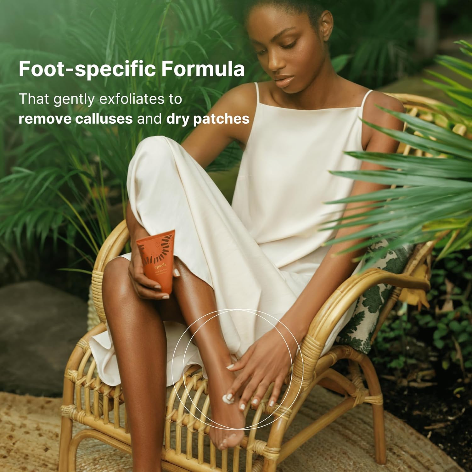 Nu Skin Epoch Sole Solution | Effective Foot Cream for Dry Cracked Heels and Feet | Foot Care with Urea Cream for Feet | Repair Foot Health | Moisturizer & Lotion for Clean Feet | 4 Fl Oz | 1 Pack