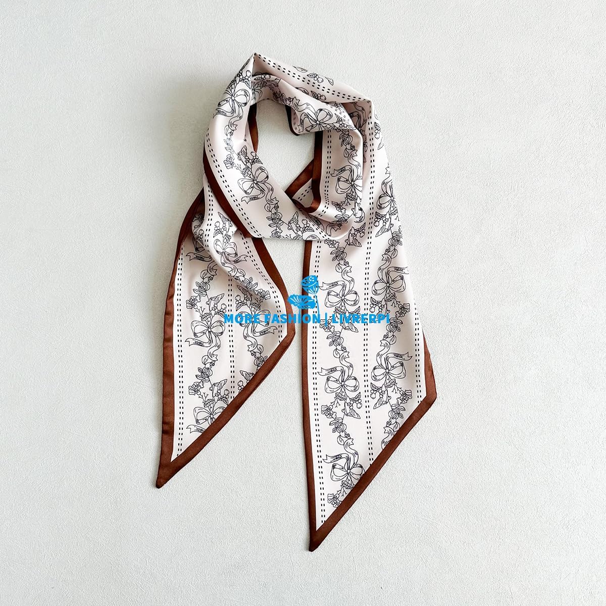 Livrerpi Silk Feeling Head Scarf Fashion Satin Hair Scarf Square Long Scarves for Women Gifts