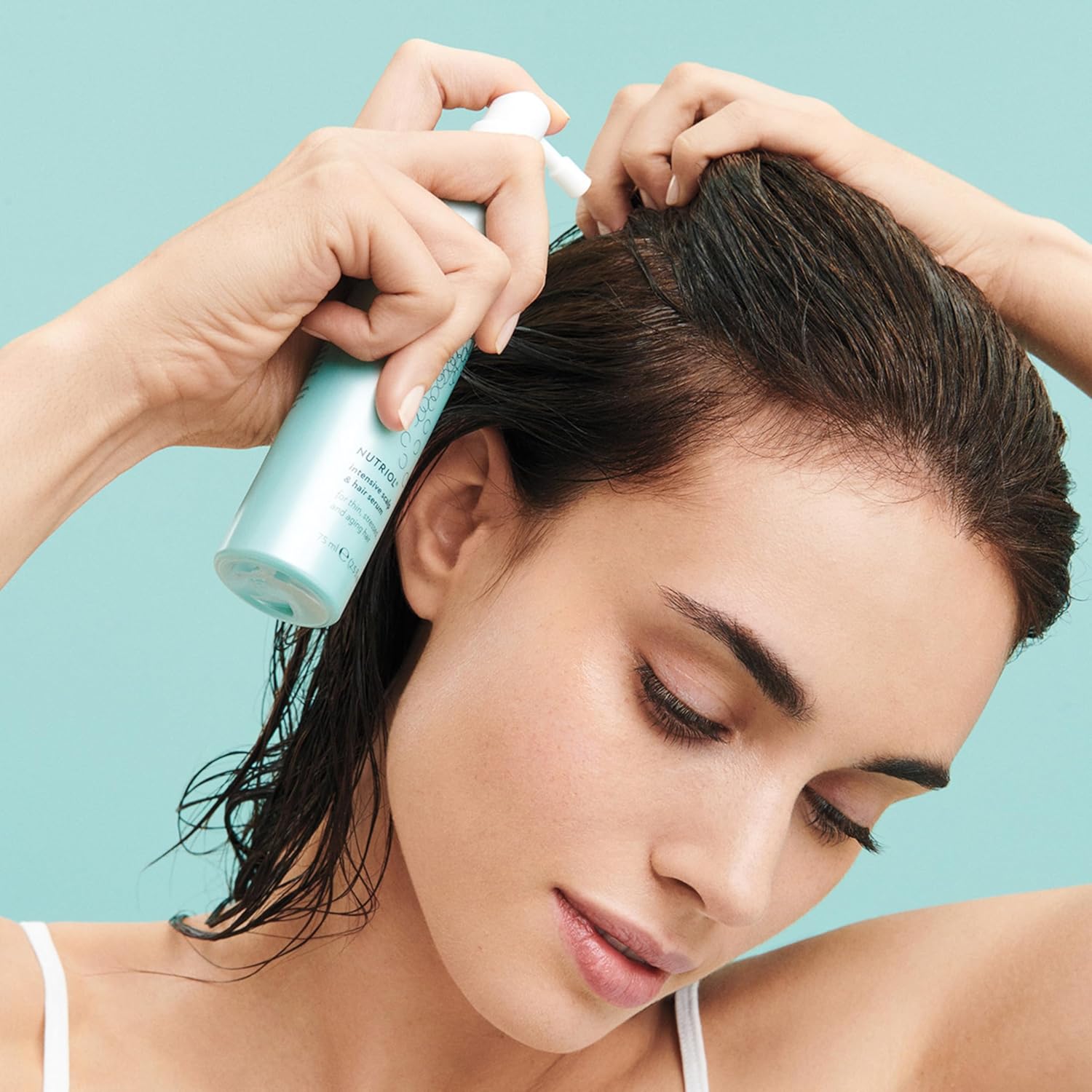 Nu Skin Ageloc Nutriol Scalp & Hair Serum | Nourishing Formula for Fuller, Thicker, and Healthier Hair | Antioxidant | Non-Greasy Serum | Scalp Care, Daily Hair Serum | 75Ml