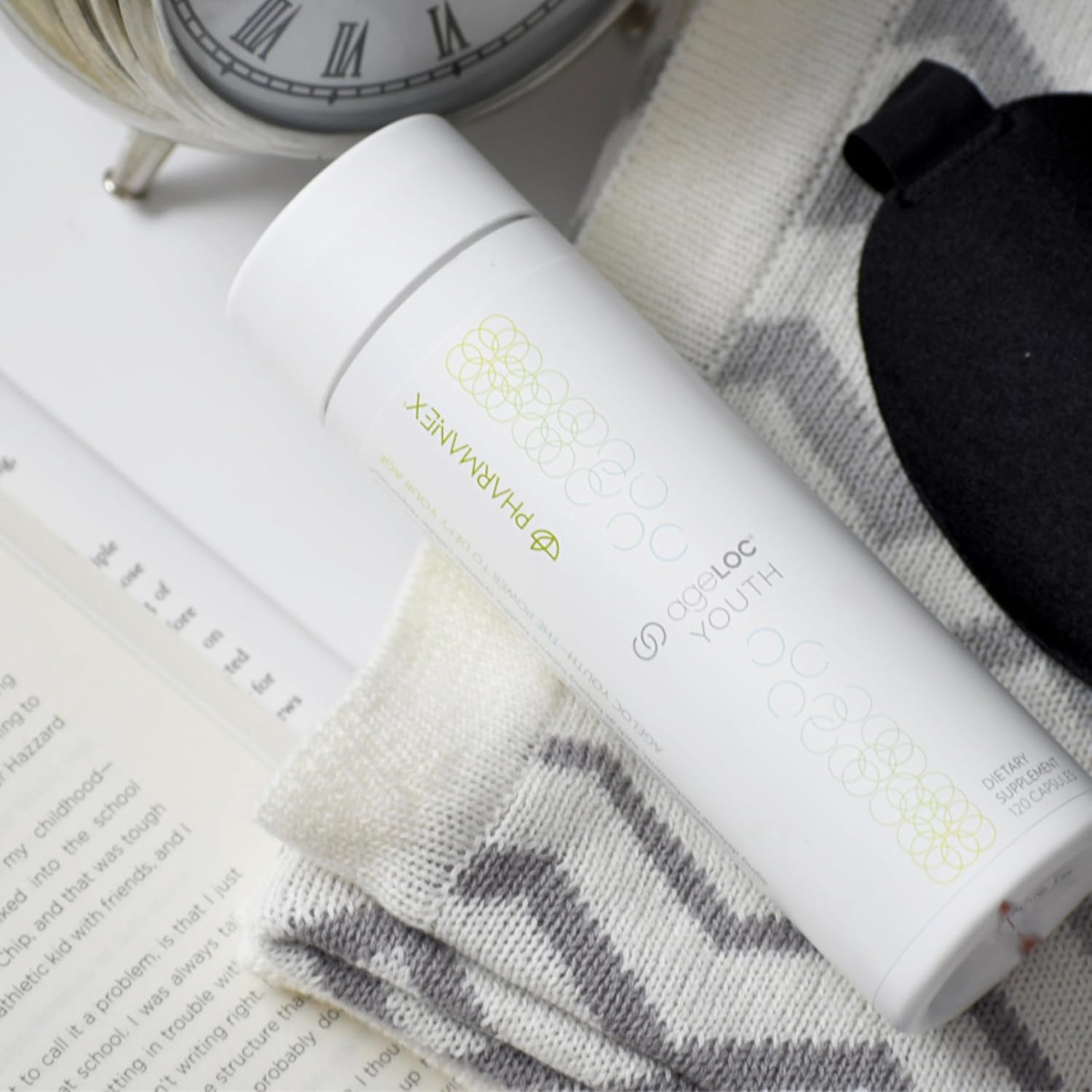 Nu Skin Youth Dietary Supplement, Supports Vitality & Wellness, Advanced Antioxidant Blend for Cellular Health, 120 Softgels