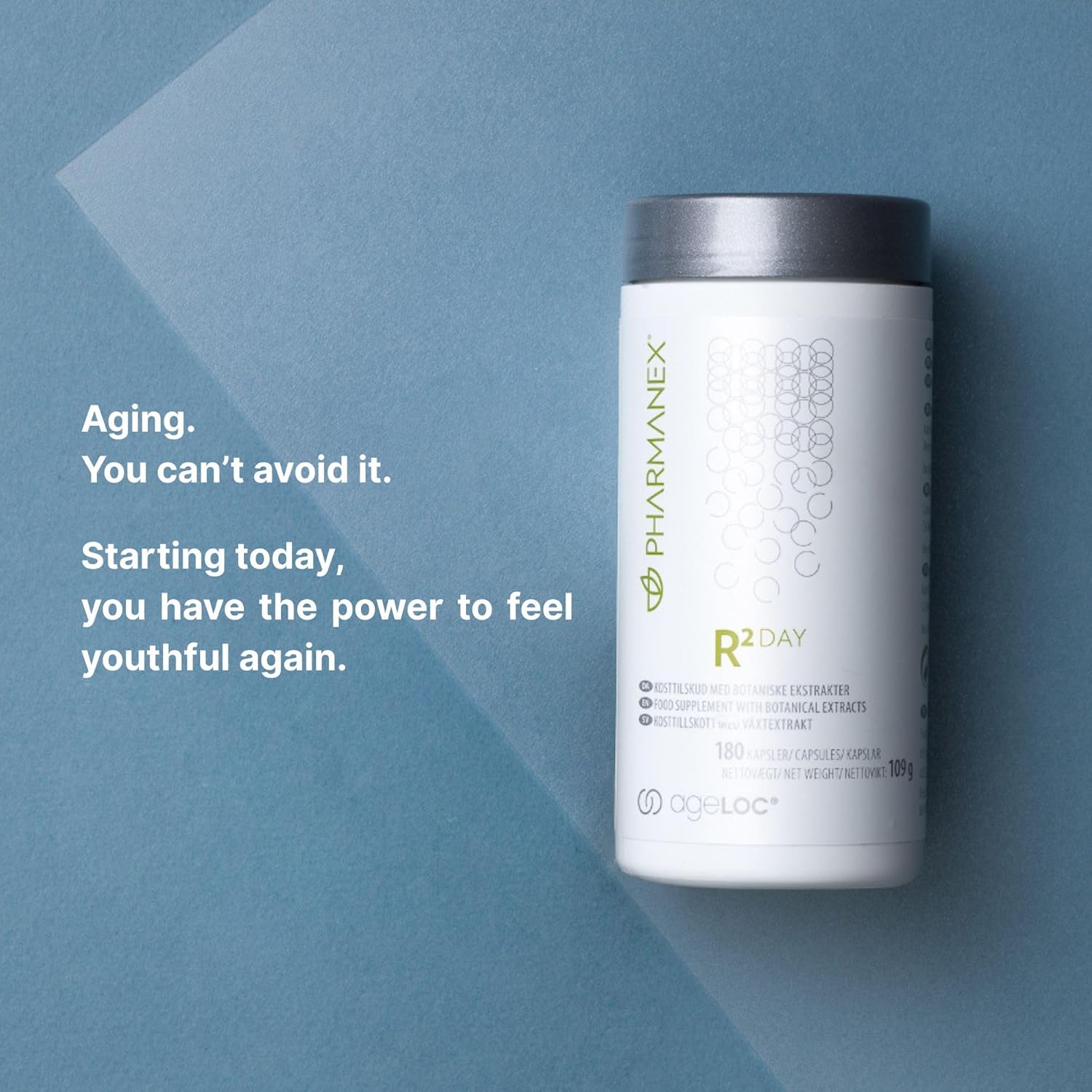 Nu Skin R² Day (Vitality) – Supports Cellular Purification and Vitality, Promoting Youthful Gene Expression