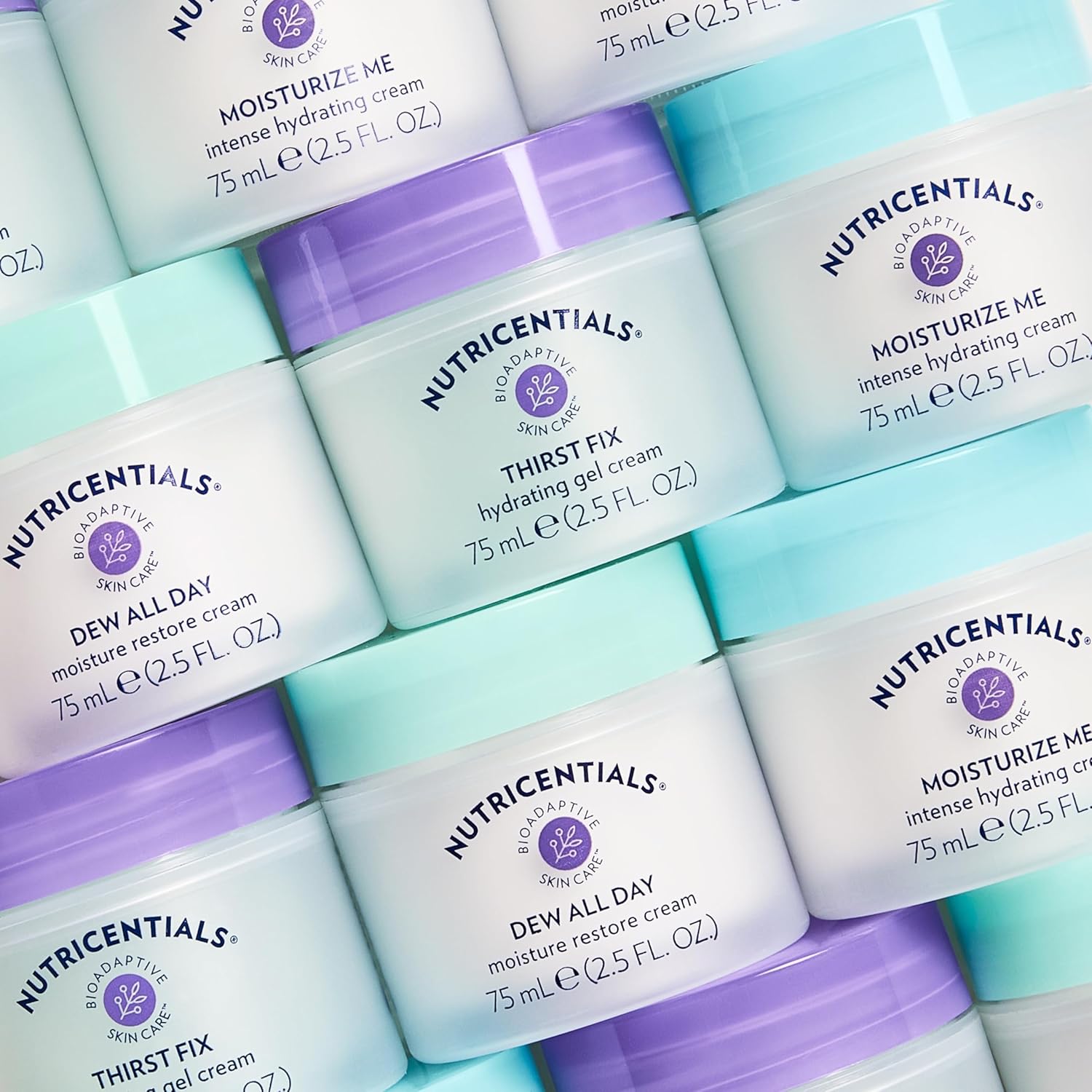 Nu Skin Thirstfix Hydrating Gel Cream - Rapid 24-Hour Moisture, Clean Formula Face and Neck Cream | Bioadaptive Botanicals for Adaptive Skincare Gel | Easy Application Skin Care(75 Ml)