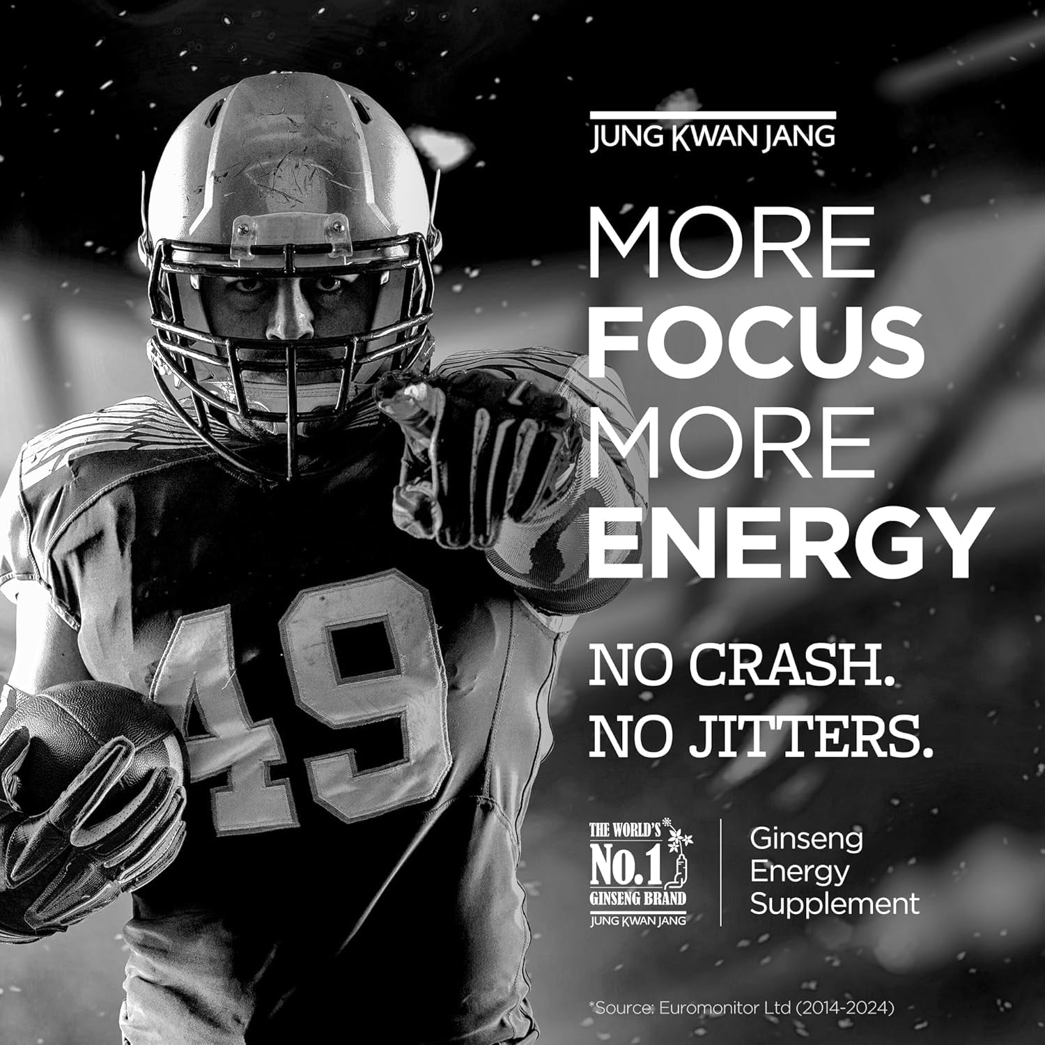 Everytime Energy Boost Korean Red Ginseng Extract 1,000Mg & Honey - Vegan Ginseng Energy Drink Liquid Stick Supplements - Builds Stamina & Immunity No Caffeine (10 Sticks, 0.34 Fl Oz)