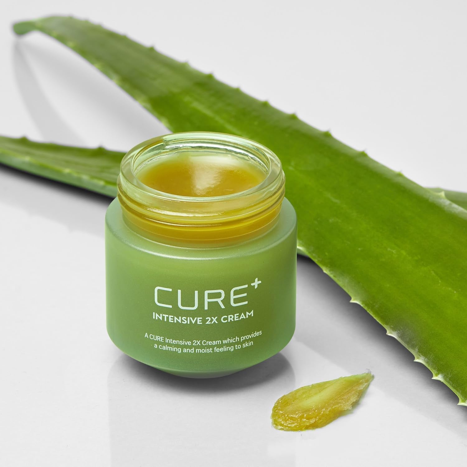 Cure Intensive 2X Cream, Premium Aloe Deep Moisturizing Multi Balm, Korean Skincare, Face Moisturizer for Dry Skin (Pack of 1)