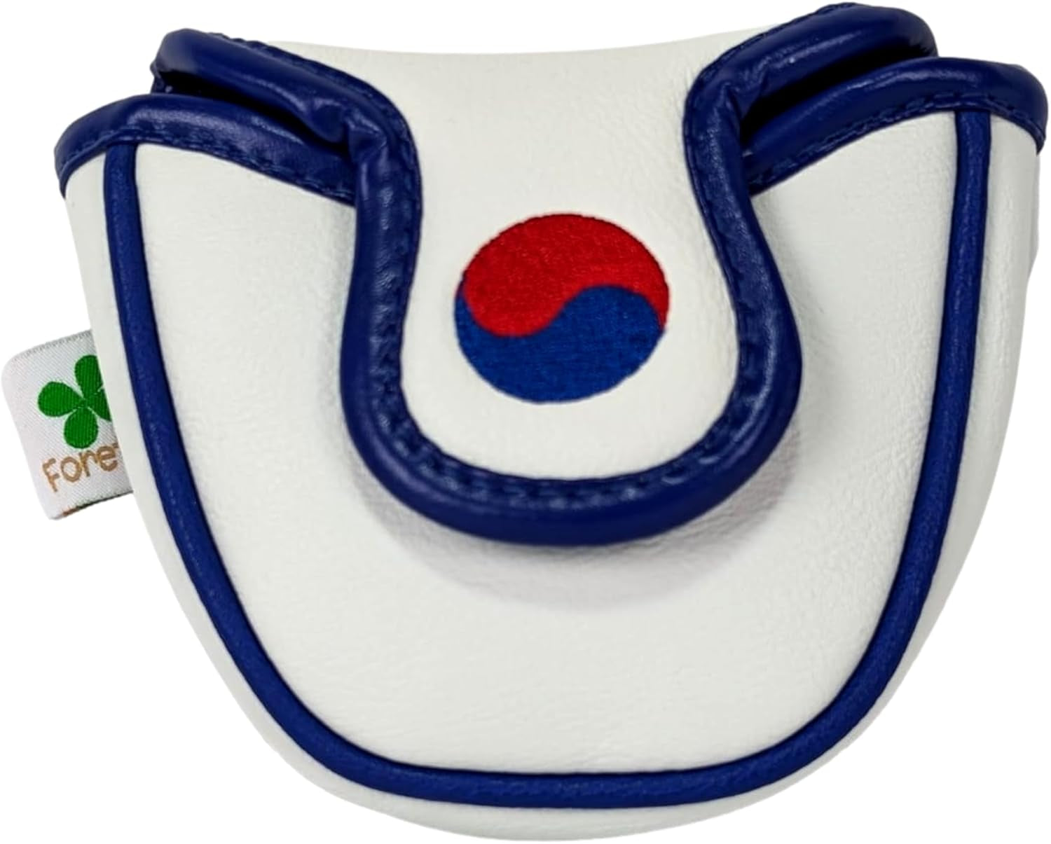 Foretra Driver Headcover Golf Club Covers Blade Mallet Putter Cover Alignment Stick Holder Hybrid Fairway Wood Head Cover Korea Flag Novelty Golf Accessories for Most Brands