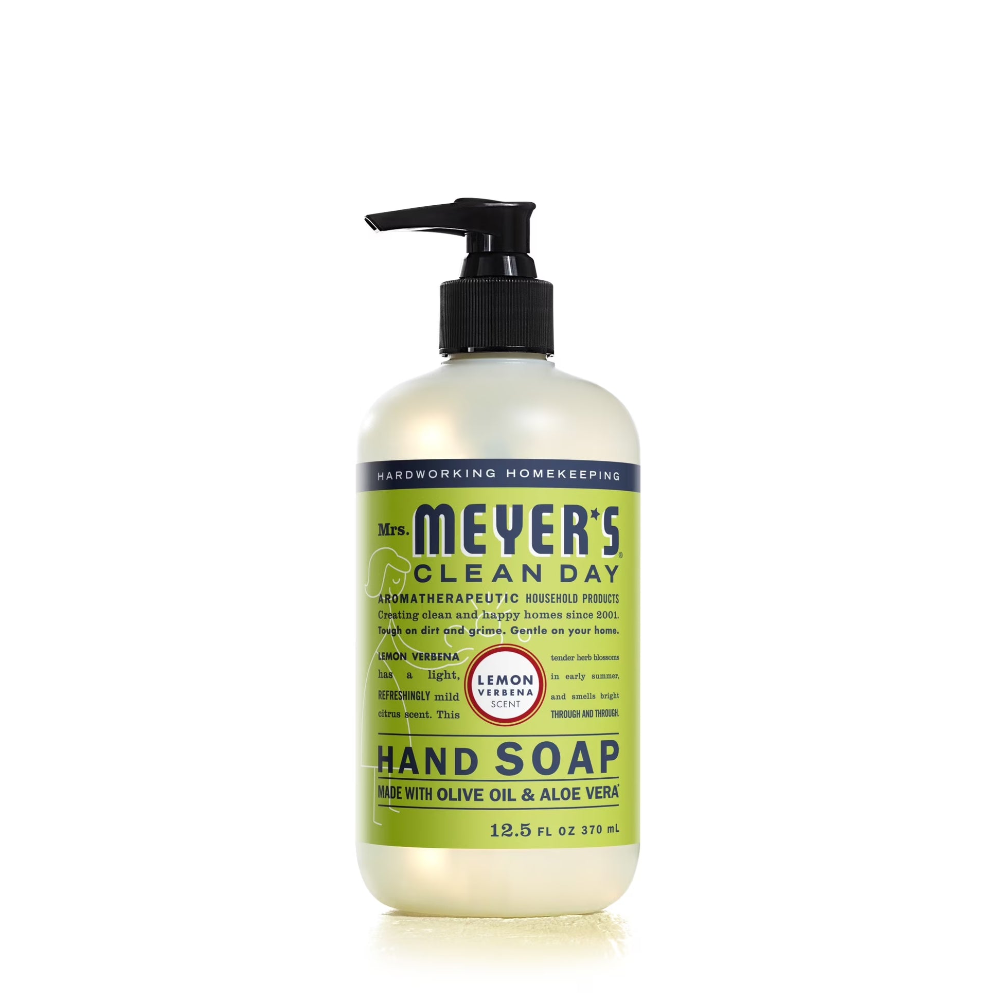 Mrs. Meyer'S Clean Day Liquid Hand Soap, Lemon Verbena Scent, 12.5 Fl Oz