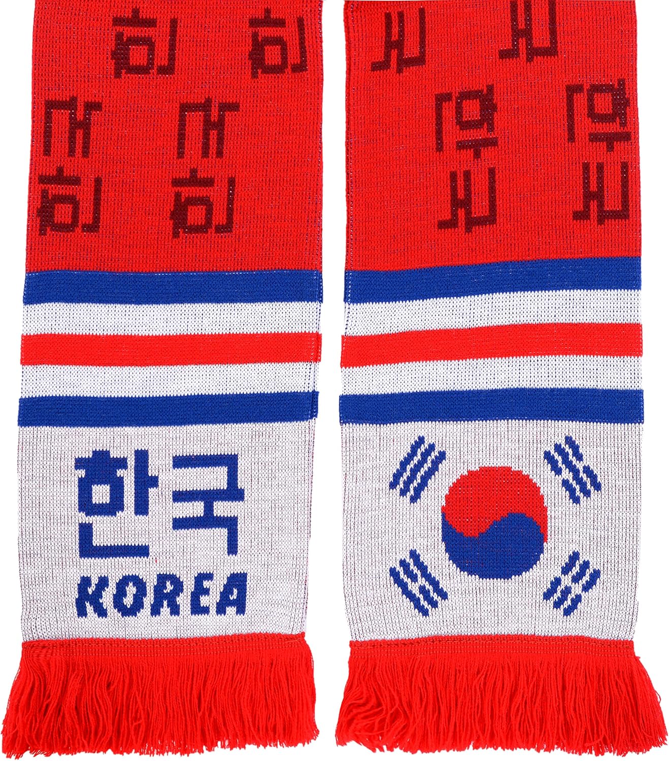South Korea Soccer Knit Scarf