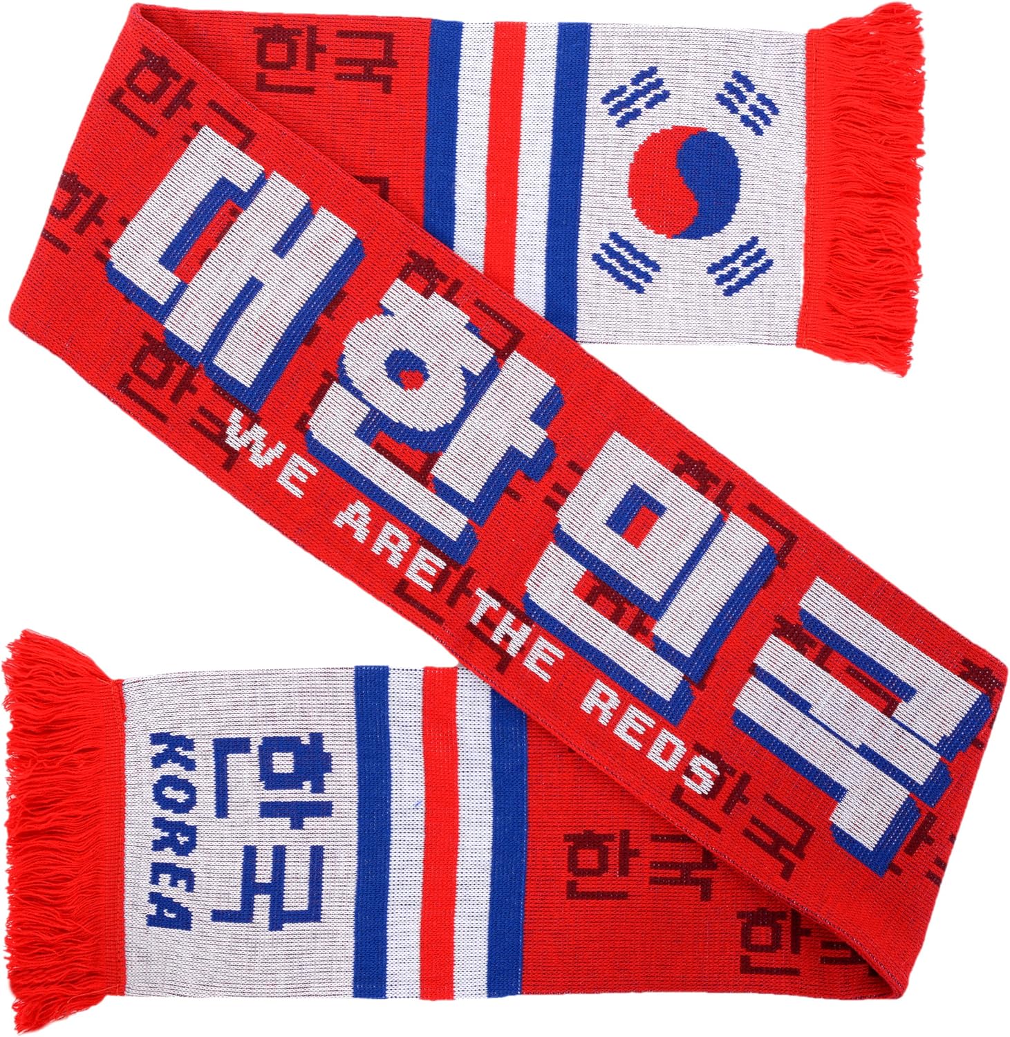 South Korea Soccer Knit Scarf