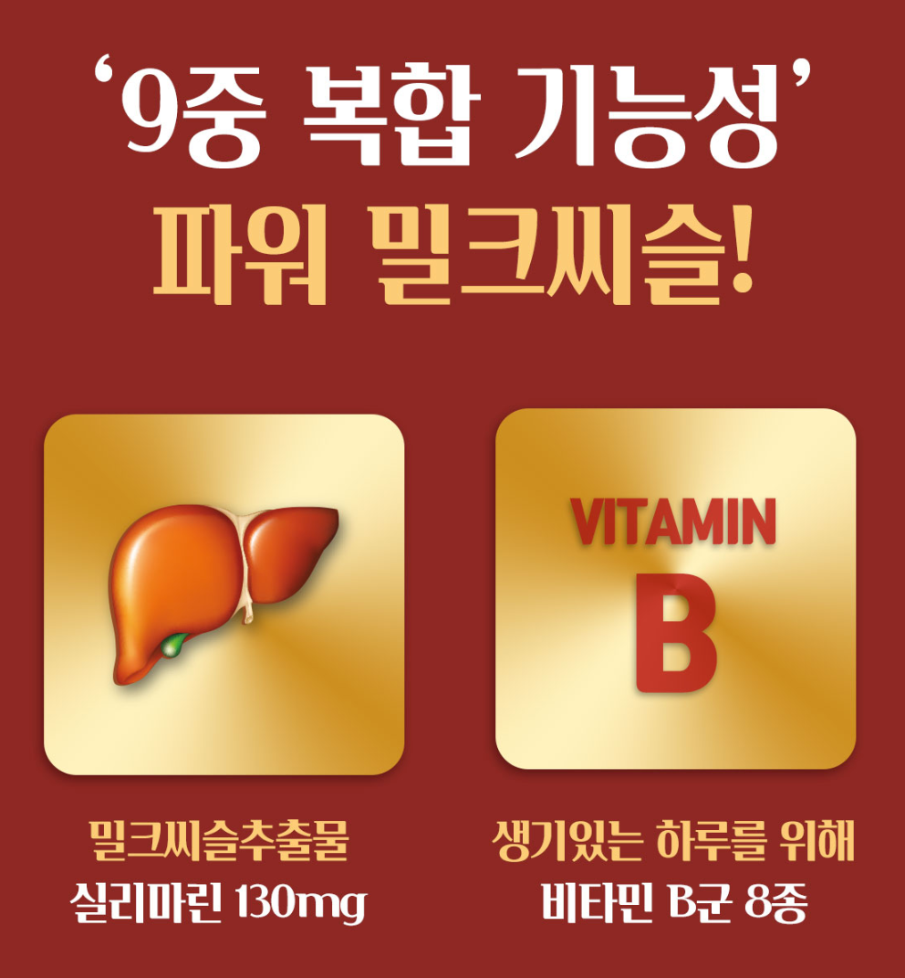 정관장 파워밀크씨슬 60정 Jungkwanjang Milk Thistle with Artichoke & Dandelion