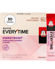 정관장 에브리타임 1000Mg 홍삼 & 꿀 30포  Everytime Energy Boost Korean Red Ginseng Extract Stick 1,000Mg & Honey