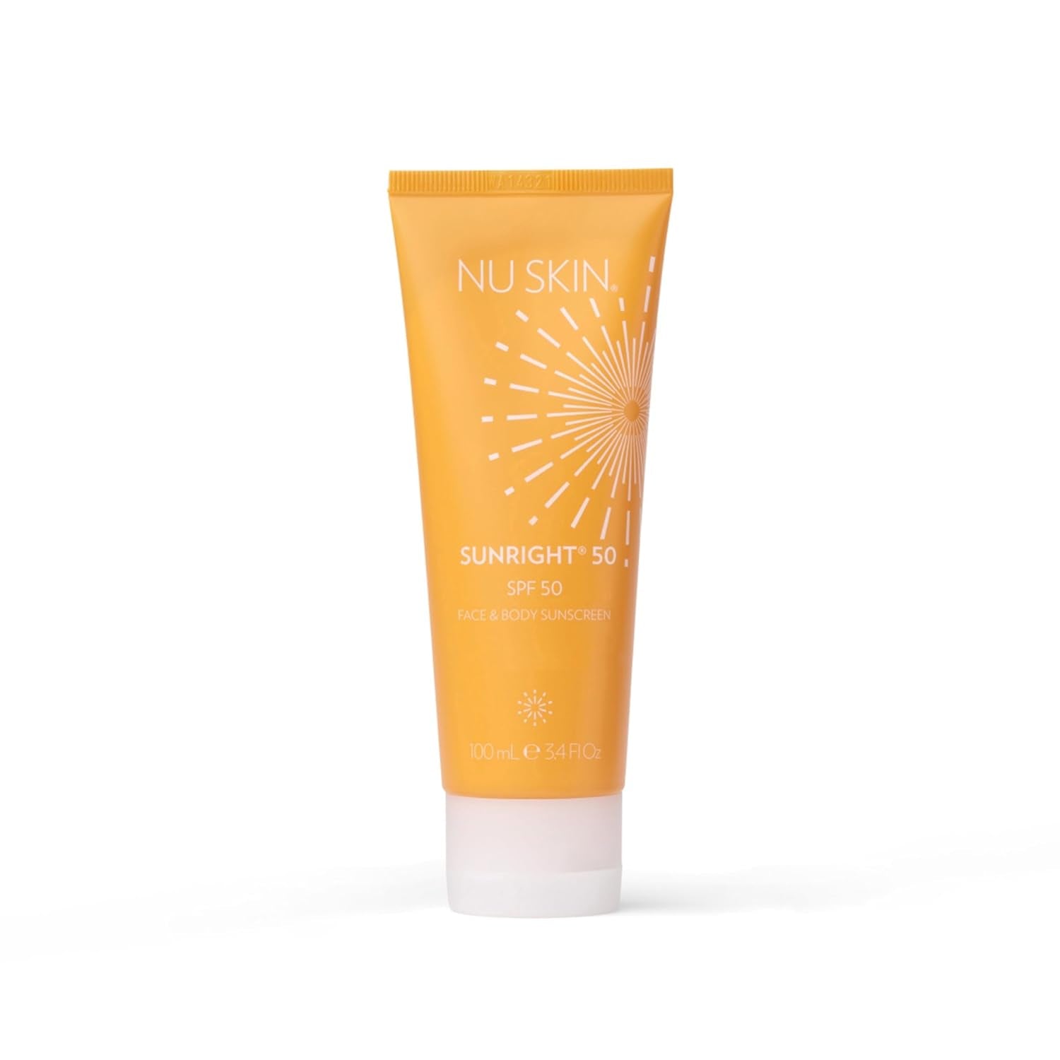 Nu Skin Sunright® Face & Body Sunscreen SPF 50 | Broad-Spectrum UVA/UVB Protection | Non-Greasy & Water-Resistant Formula | Antioxidant-Infused | 3.4 Fl. Oz.