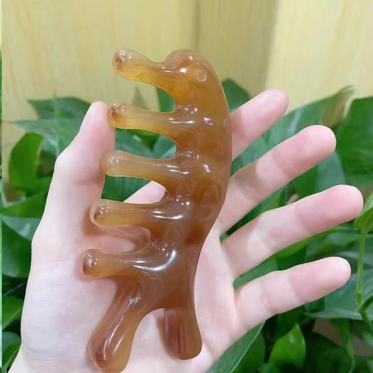 바디 맛사지 컴브 Horn Massage Comb 4.3X1.7 Inch