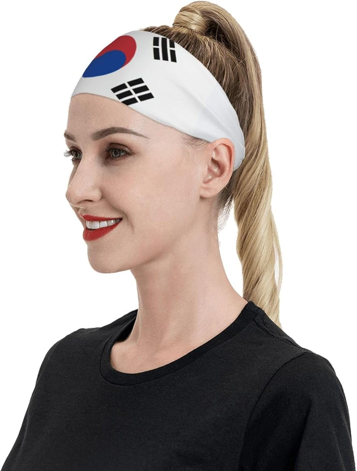 Cute Flag Sports Headband & Sweatband Hairband for Women Men for Running,Cycling, Yoga,Hiking