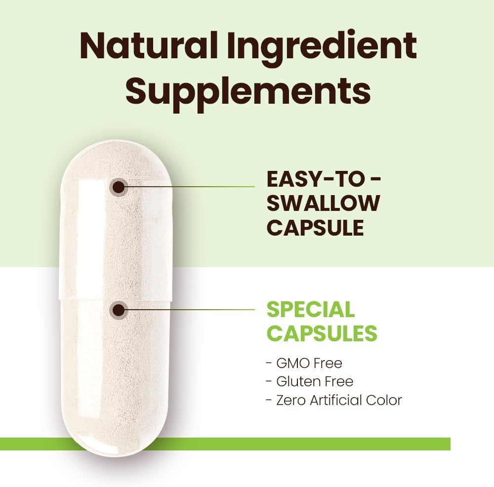 Jungkwanjang Digestive Wellness Support - Papain 400Mg, American Ginseng 143Mg, Bromelain 400Mg, Gut Health Supplement for Digestive Comfort and Nutrient Absorption, 60 Capsules for Men and Women