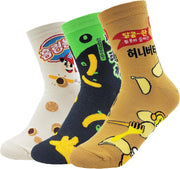 Jjmax K-Culture Socks: Korean Food, Dramas & Movies