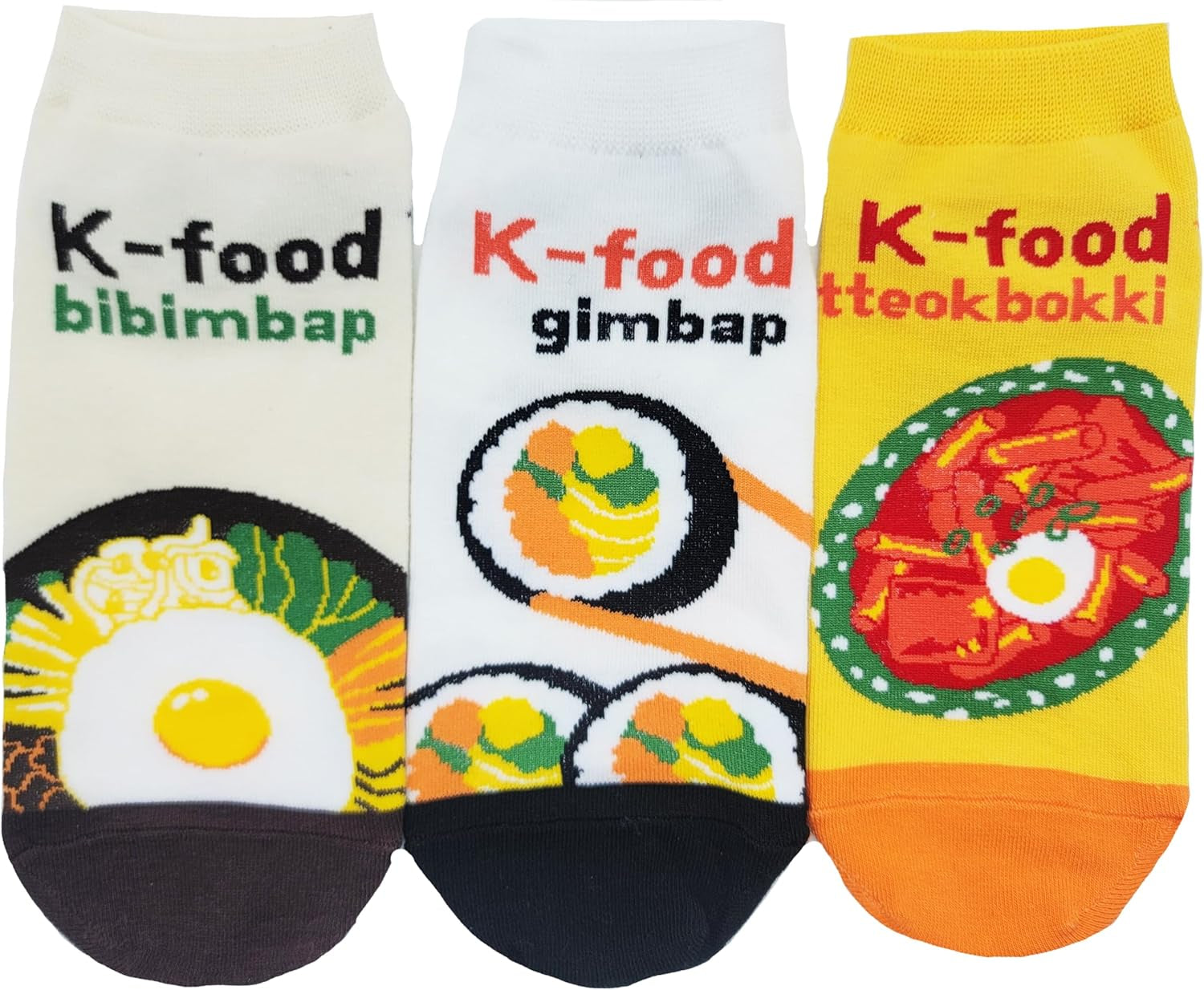 Jjmax K-Culture Socks: Korean Food, Dramas & Movies
