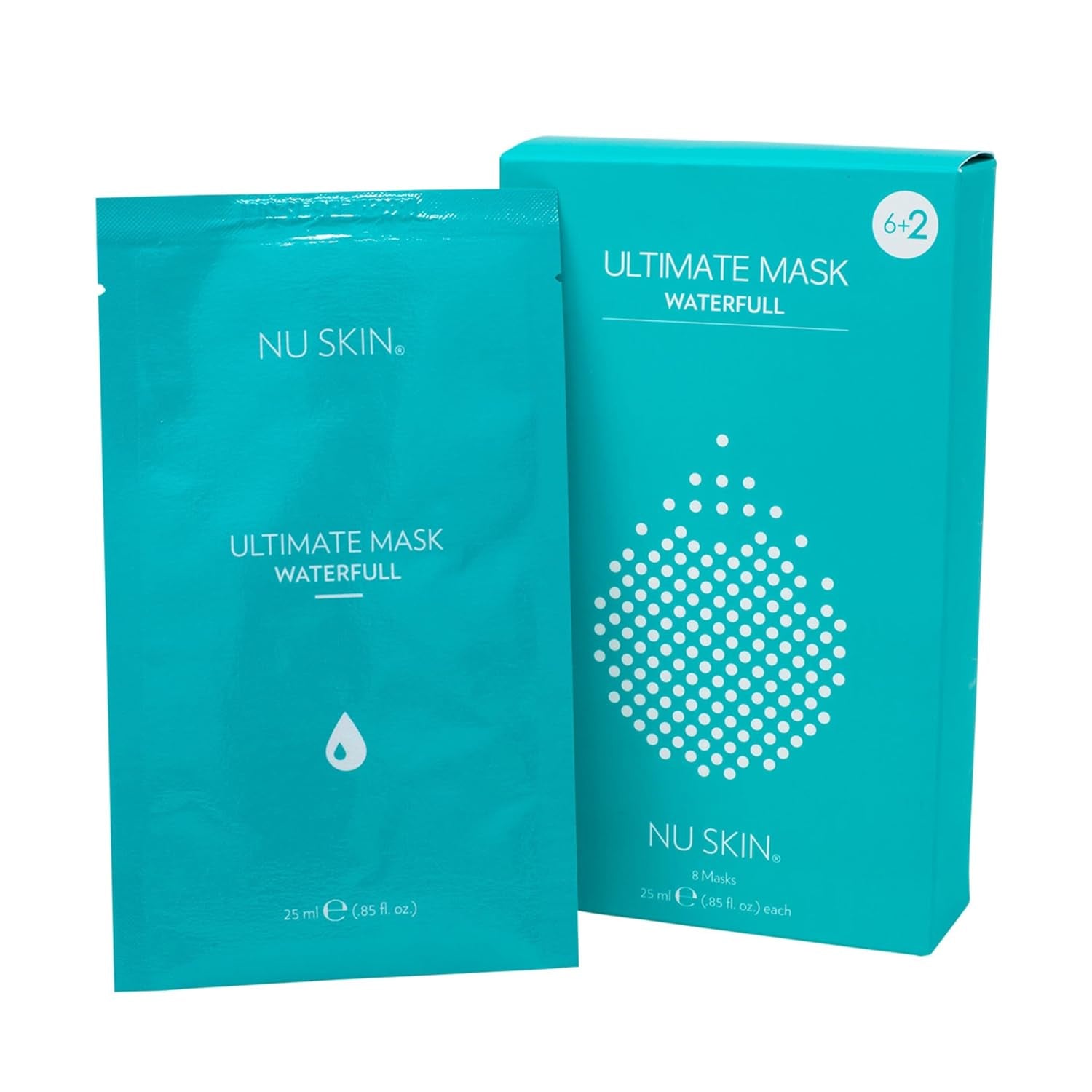 뉴스킨 얼티밋 워터플 마스크팩 Nu Skin Ultimate Mask Waterfull - (8 Masks)