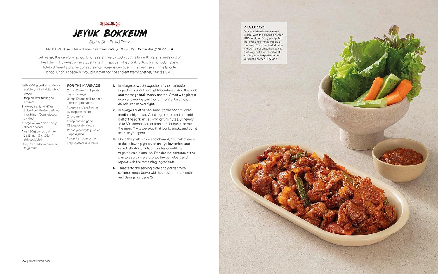 Simply Korean: Easy Recipes for Korean Favorites That Anyone Can Make